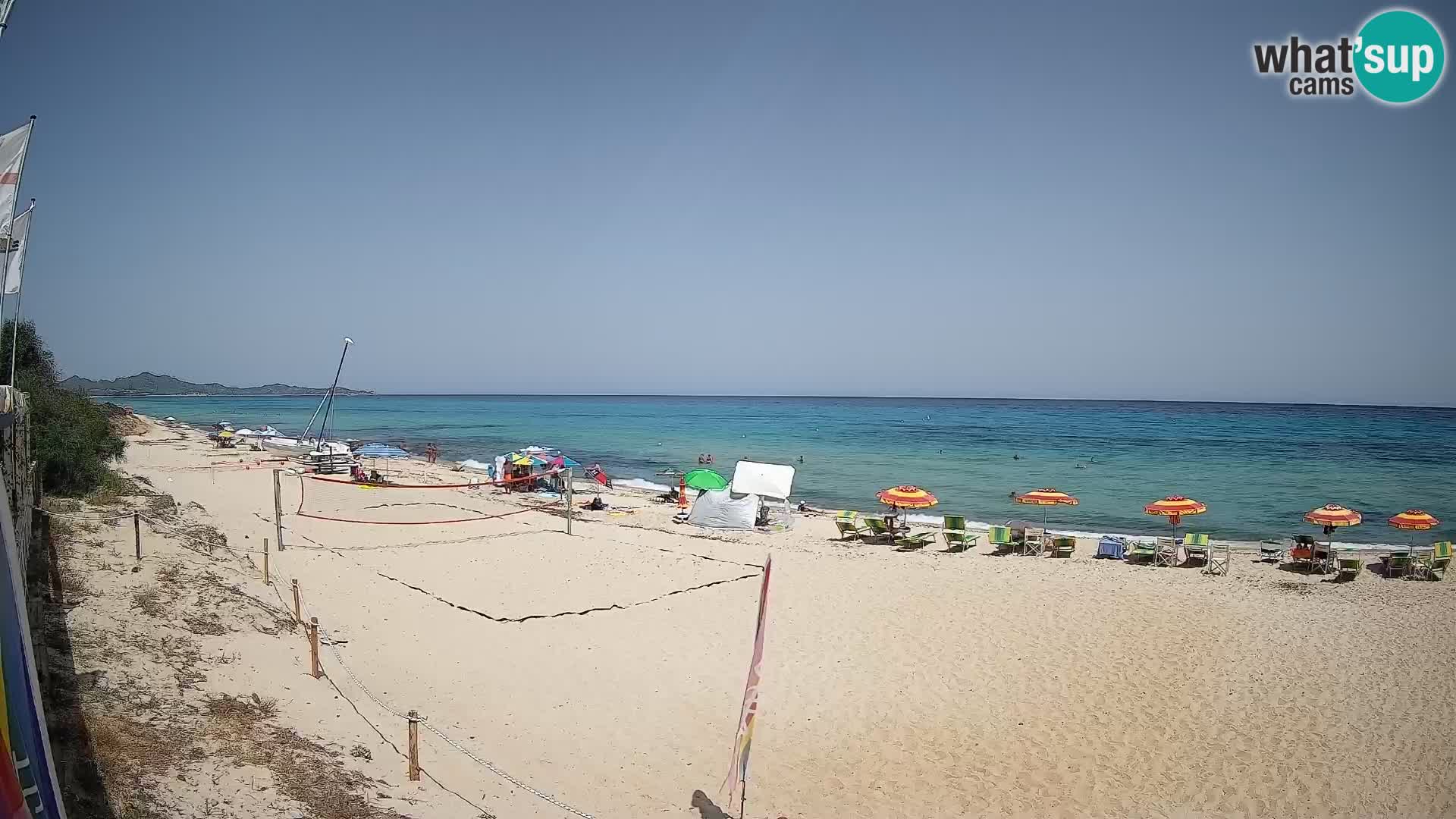 Web kamera Piscina Rei – Pogled uživo iz Costa Rei, Muravera
