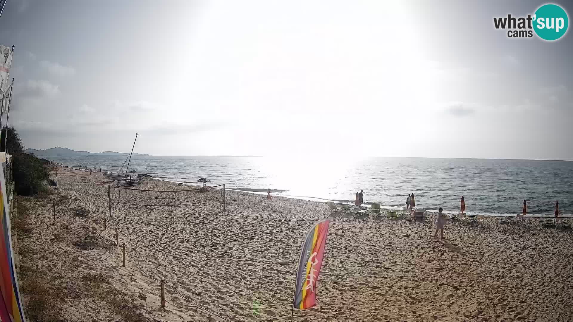 Webcam Piscina Rei – Vista live da Costa Rei, Muravera