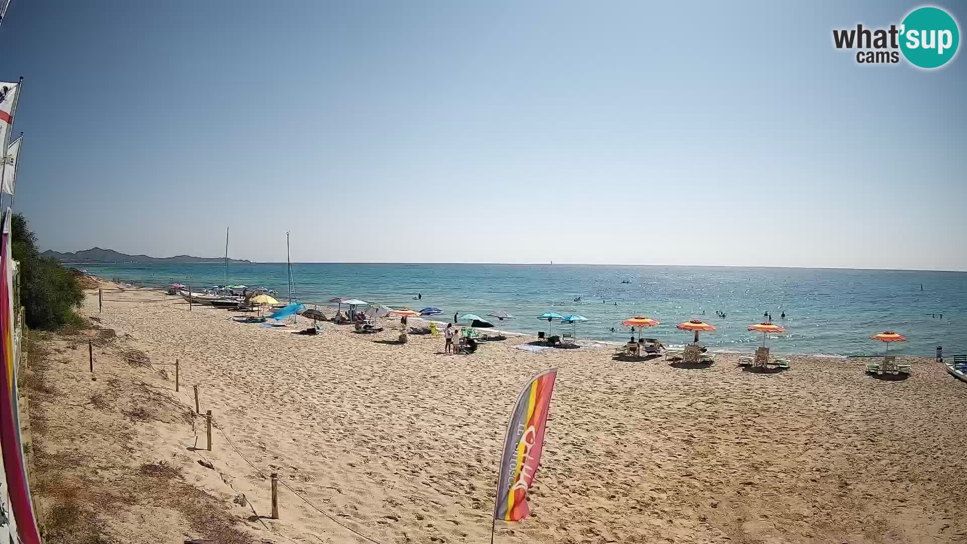 Webcam Piscina Rei – Vista live da Costa Rei, Muravera