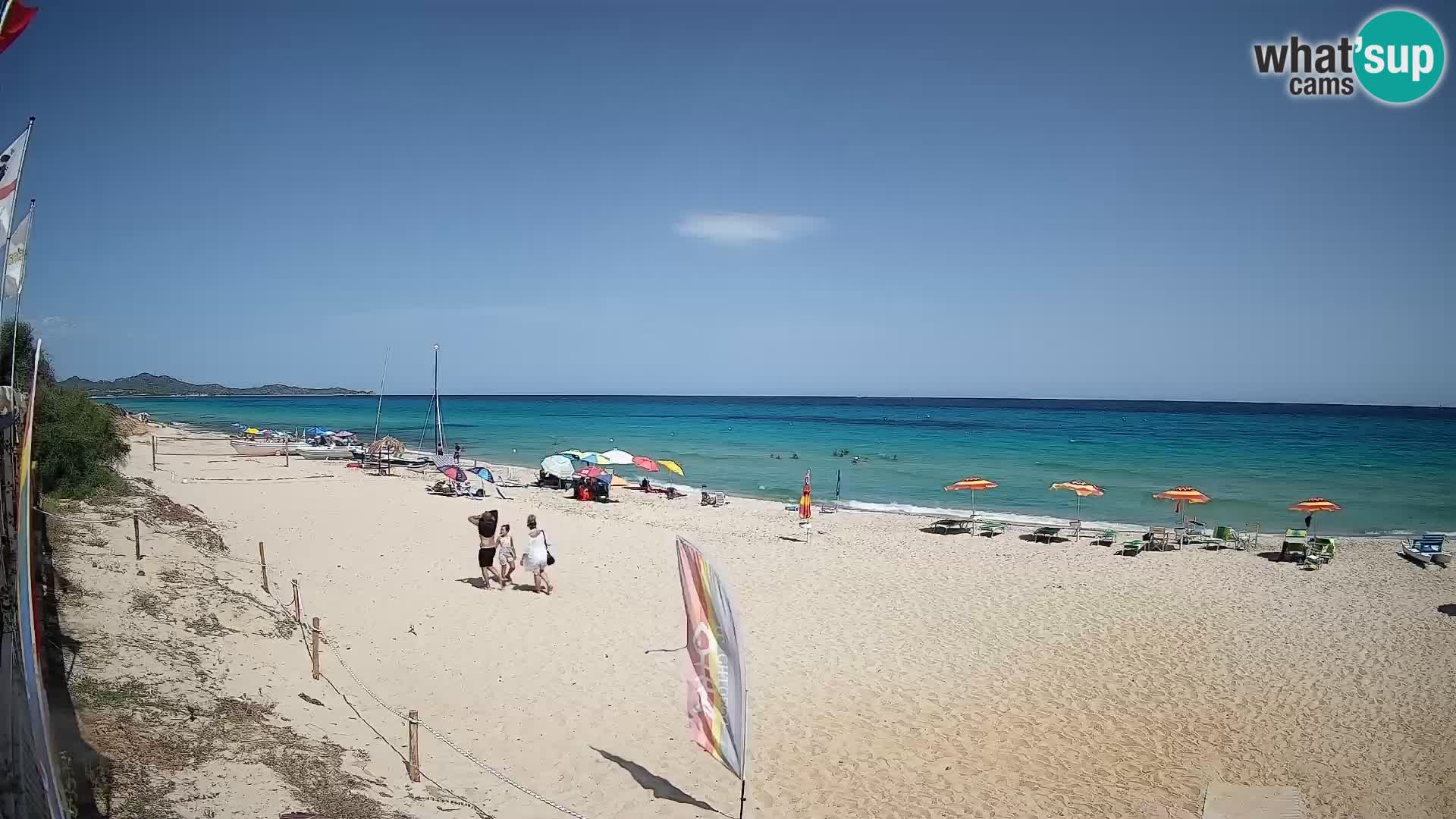 Web kamera Piscina Rei – Pogled uživo iz Costa Rei, Muravera