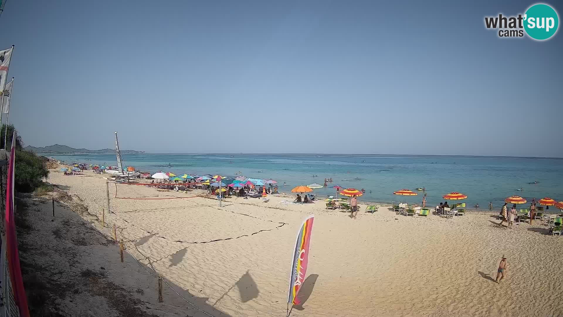 Web kamera Piscina Rei – Pogled uživo iz Costa Rei, Muravera