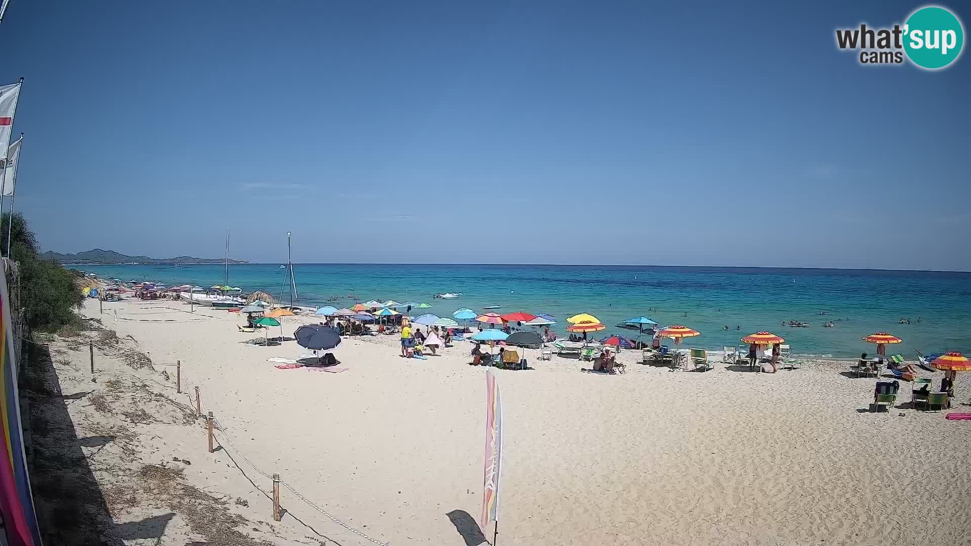 Webcam Piscina Rei – Vista live da Costa Rei, Muravera