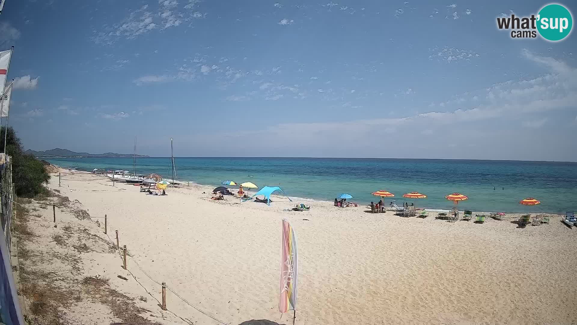 Webcam Piscina Rei – Vista live da Costa Rei, Muravera