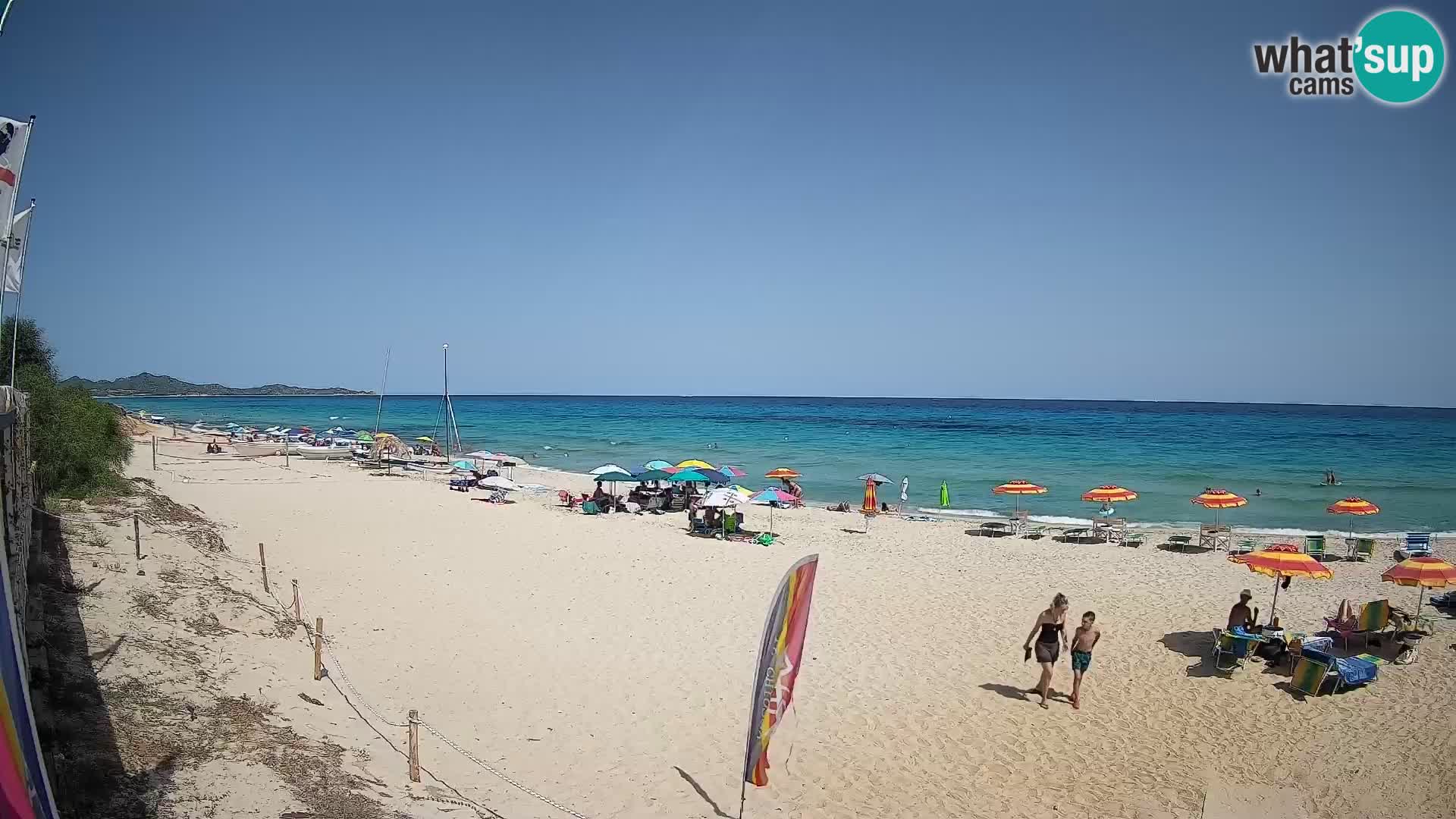Webcam Piscina Rei – Vista live da Costa Rei, Muravera