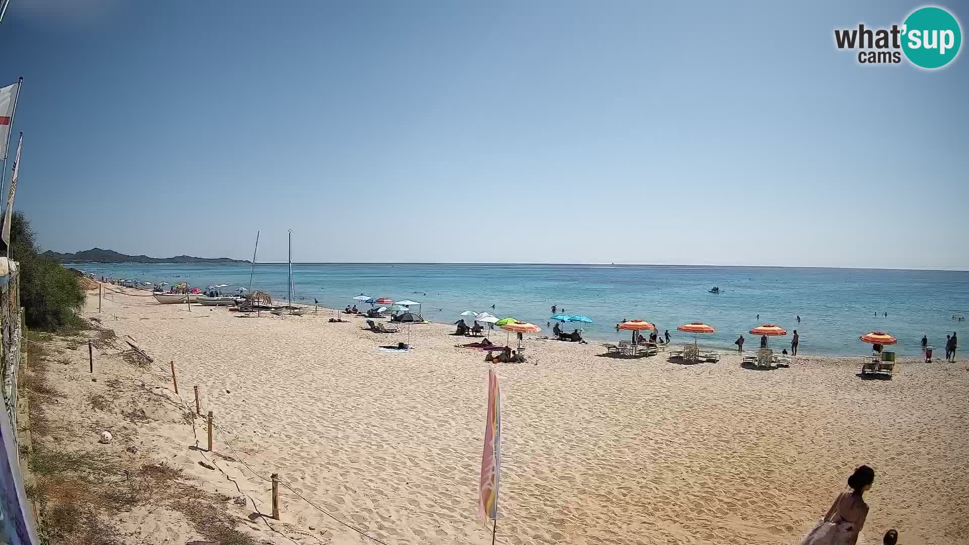 Webcam Piscina Rei – Vista live da Costa Rei, Muravera