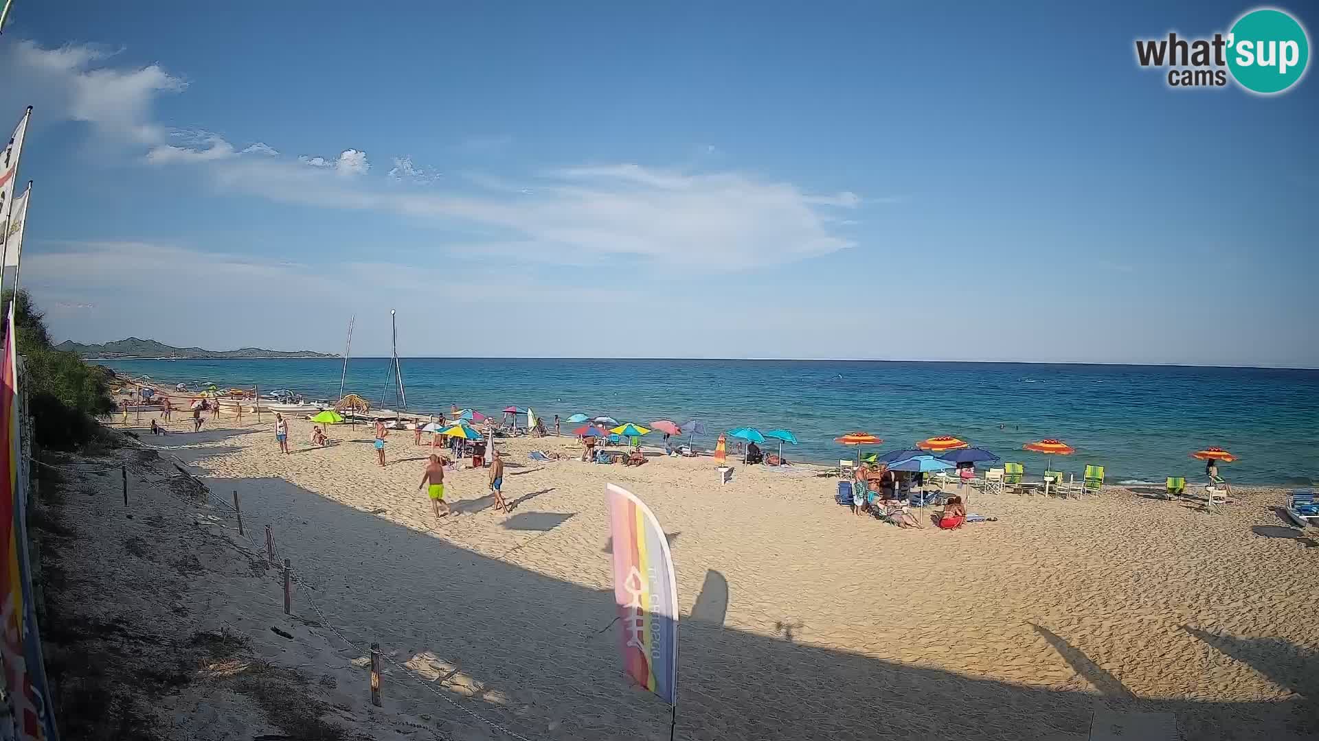 Spletna kamera Piscina Rei – Pogled v živo iz Costa Rei, Muravera
