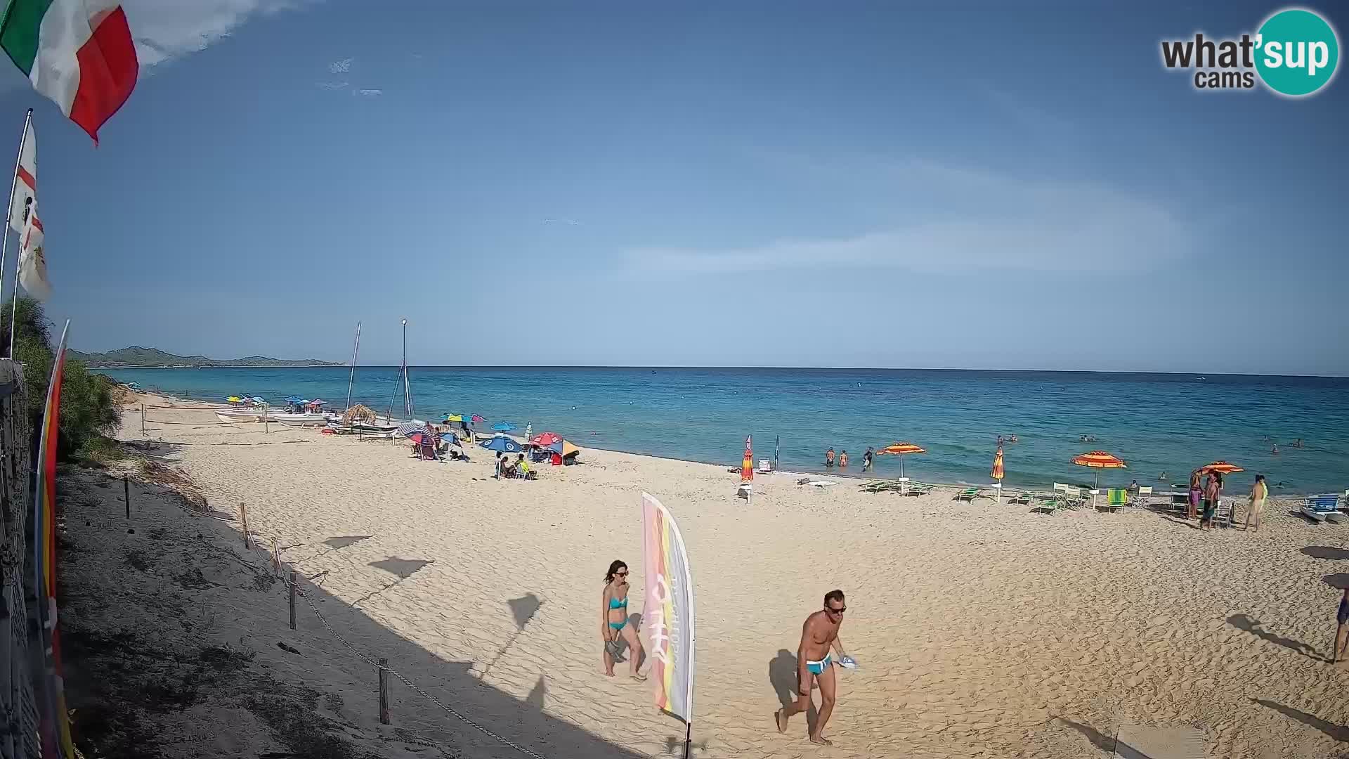Webcam Piscina Rei – Vista live da Costa Rei, Muravera