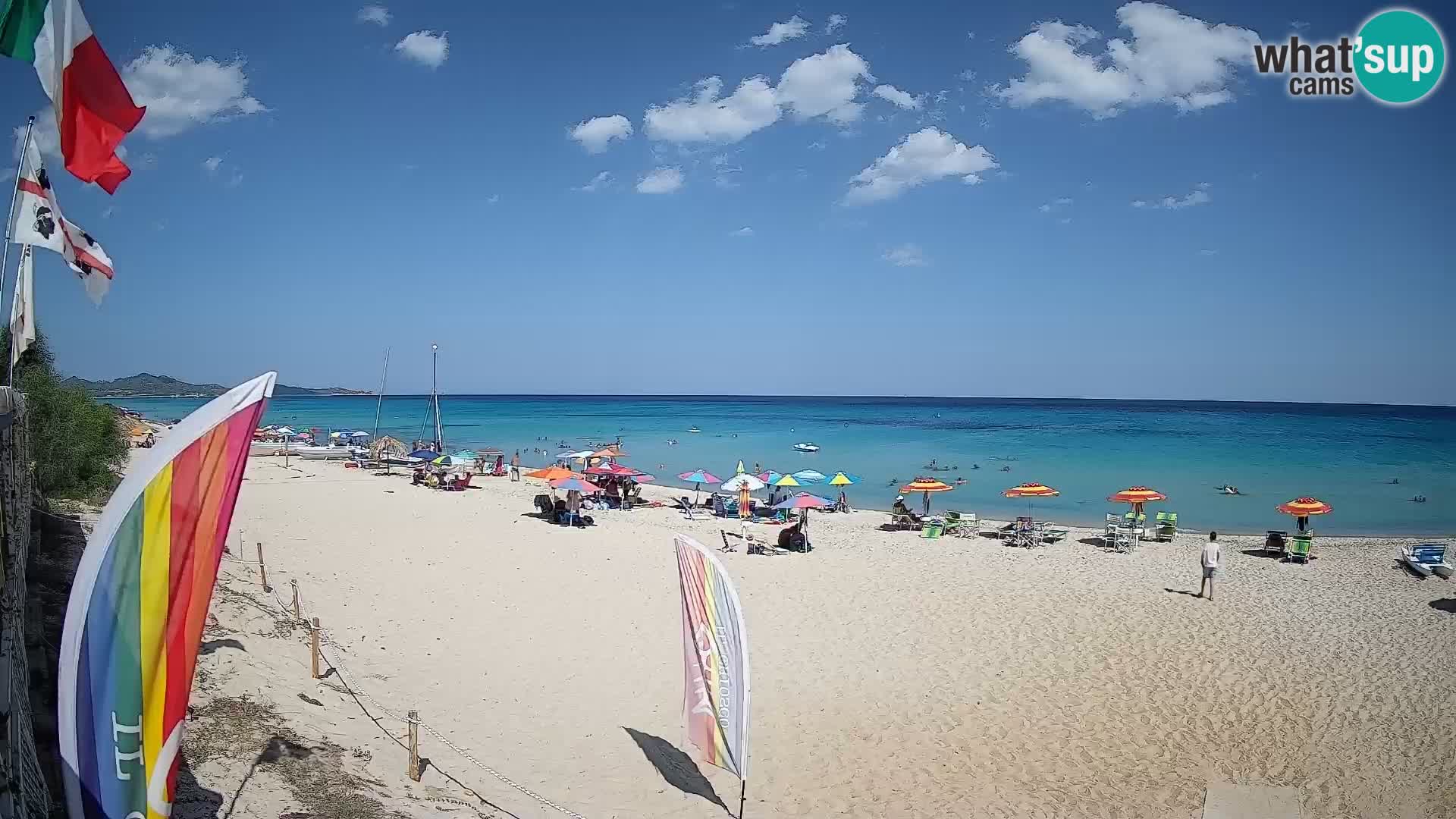Spletna kamera Piscina Rei – Pogled v živo iz Costa Rei, Muravera