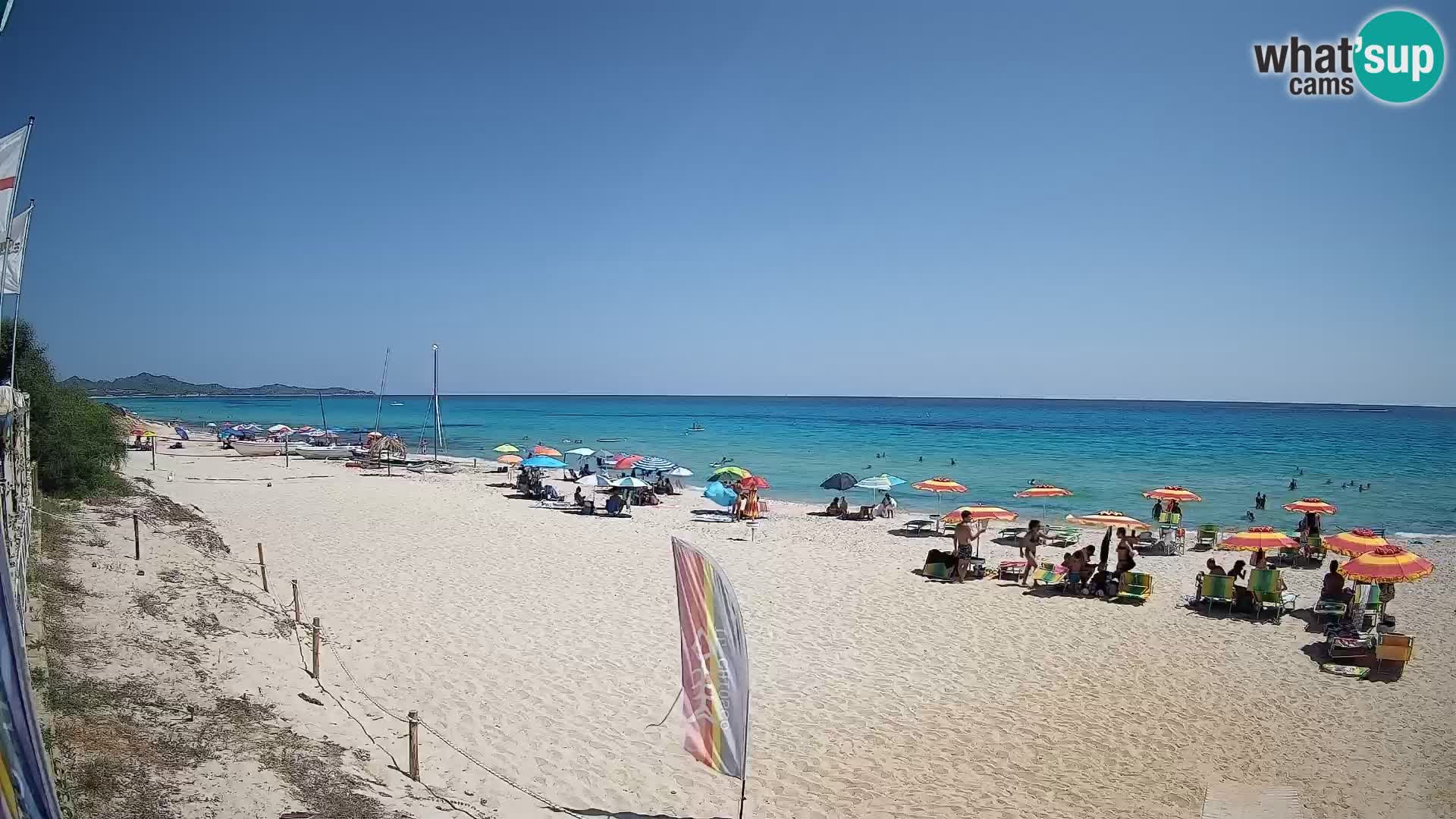 Web kamera Piscina Rei – Pogled uživo iz Costa Rei, Muravera