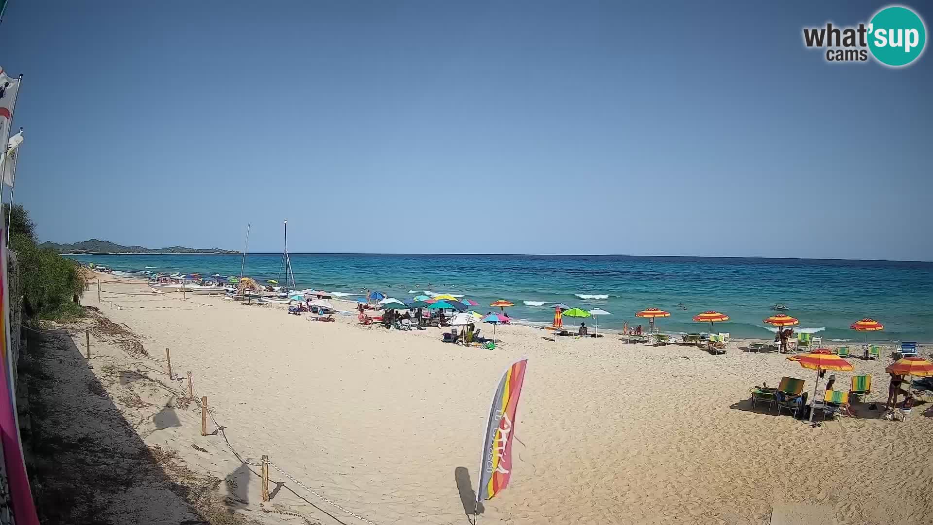 Webcam Piscina Rei – Vista en directo desde Costa Rei, Muravera