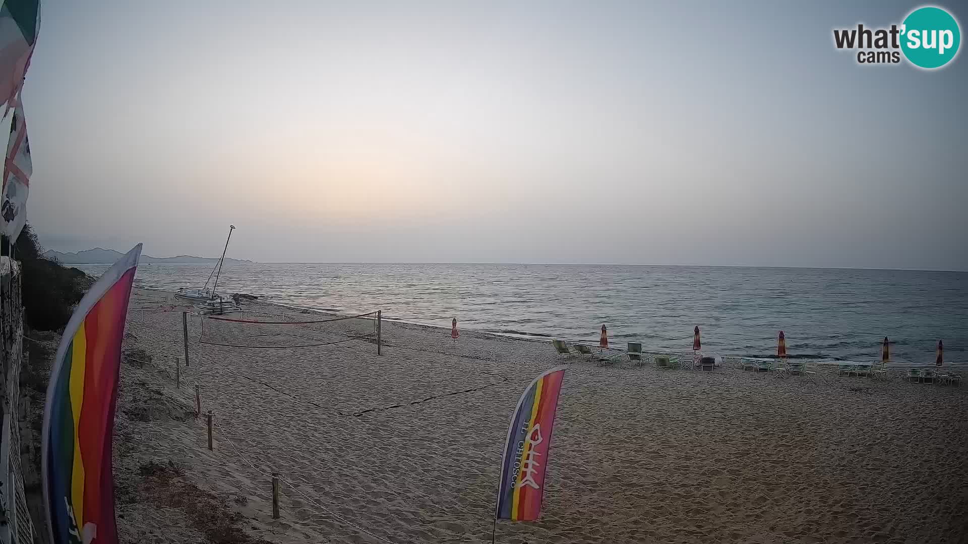 Webcam Piscina Rei – Vista live da Costa Rei, Muravera