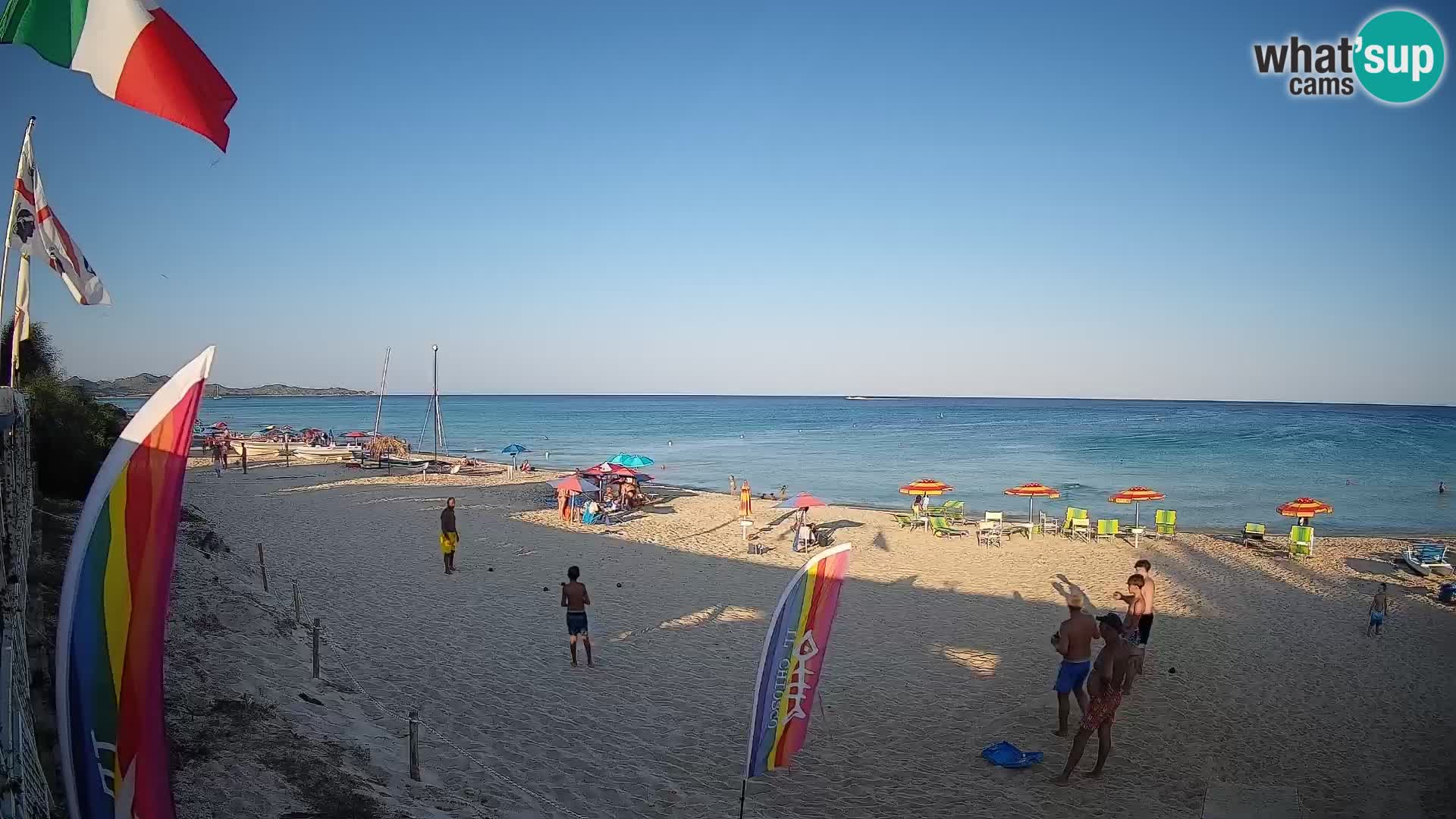 Webcam Piscina Rei – Vista en directo desde Costa Rei, Muravera