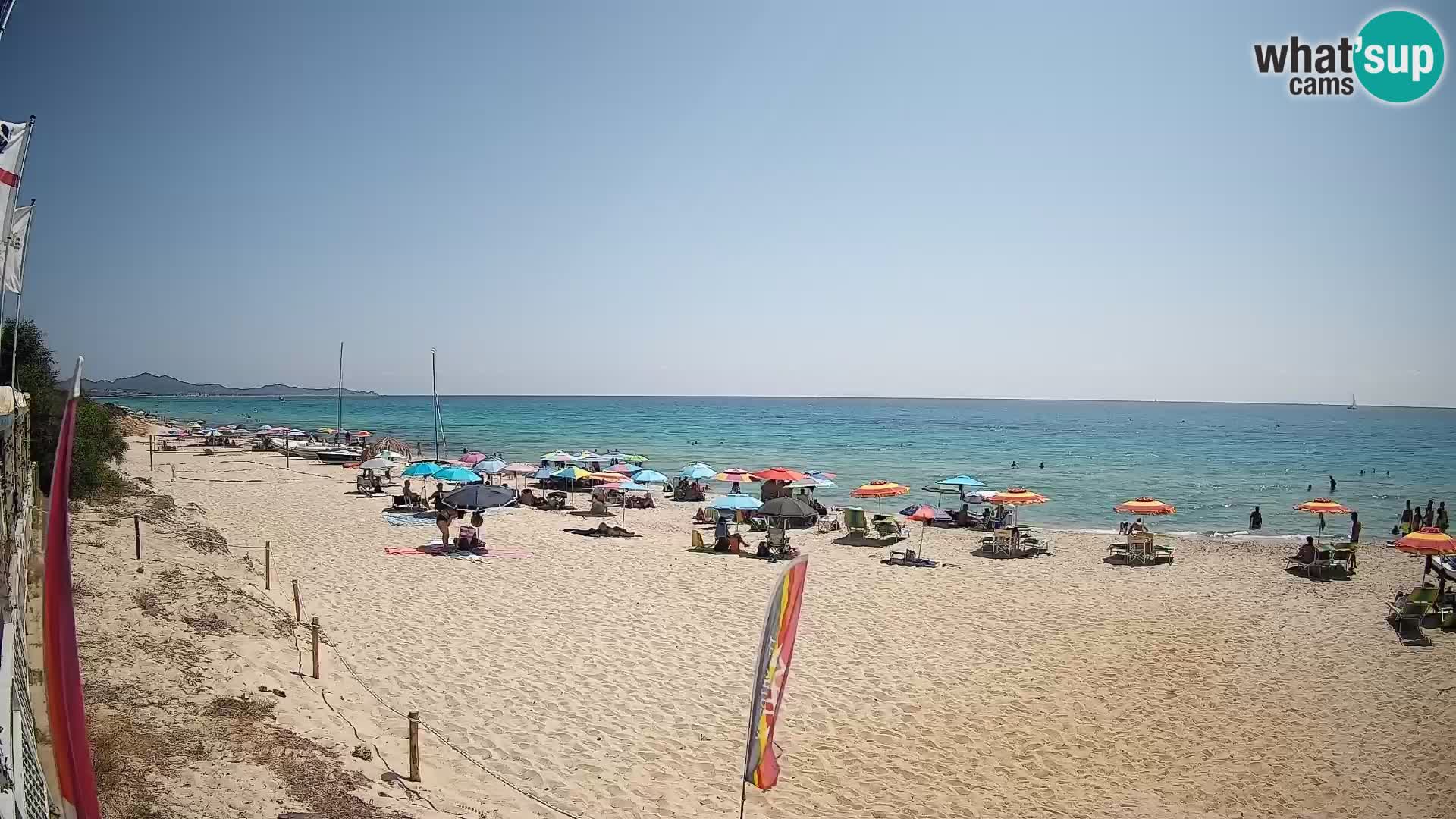 Webcam Piscina Rei – Vue en direct depuis Costa Rei, Muravera