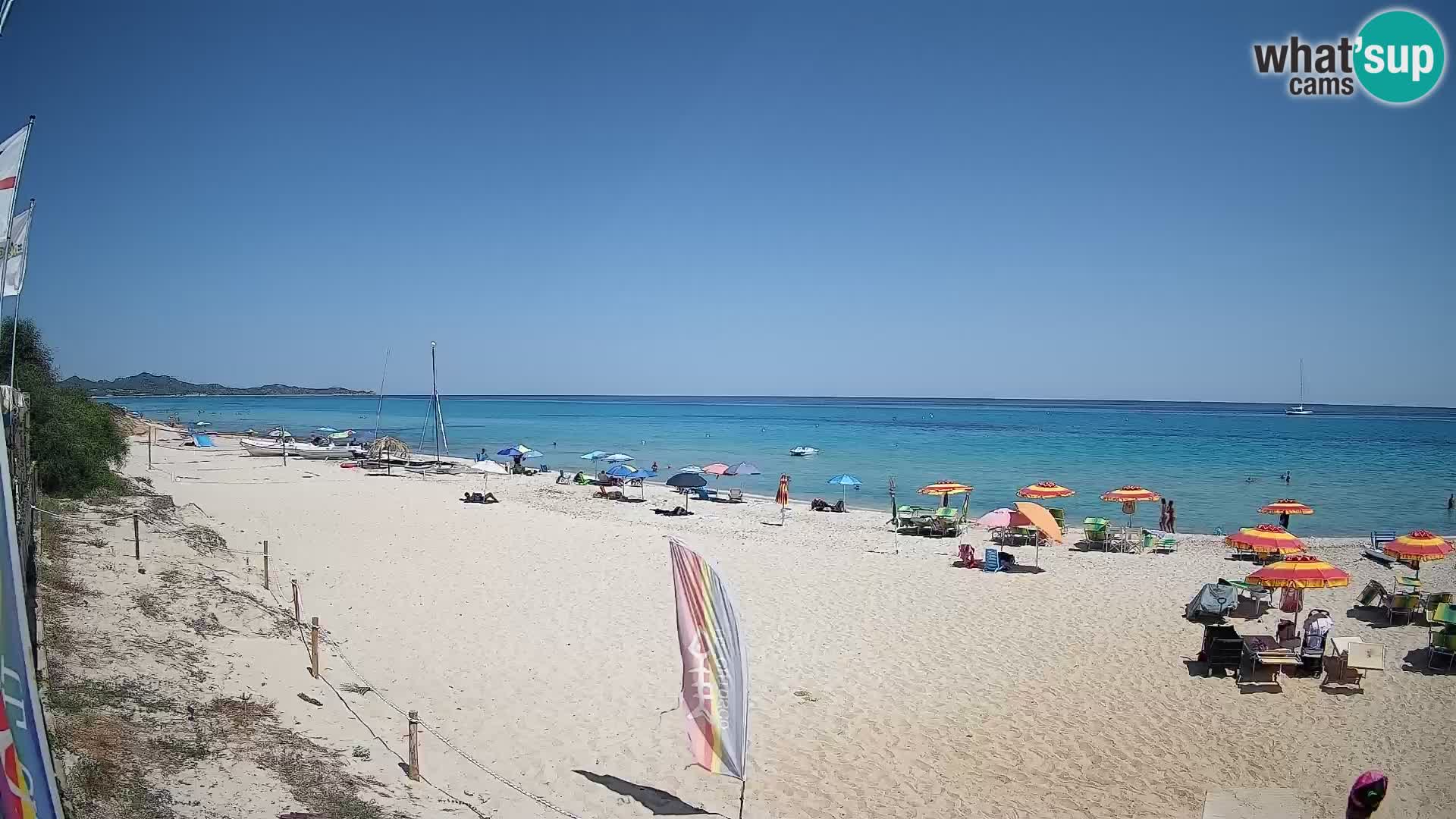 Spletna kamera Piscina Rei – Pogled v živo iz Costa Rei, Muravera
