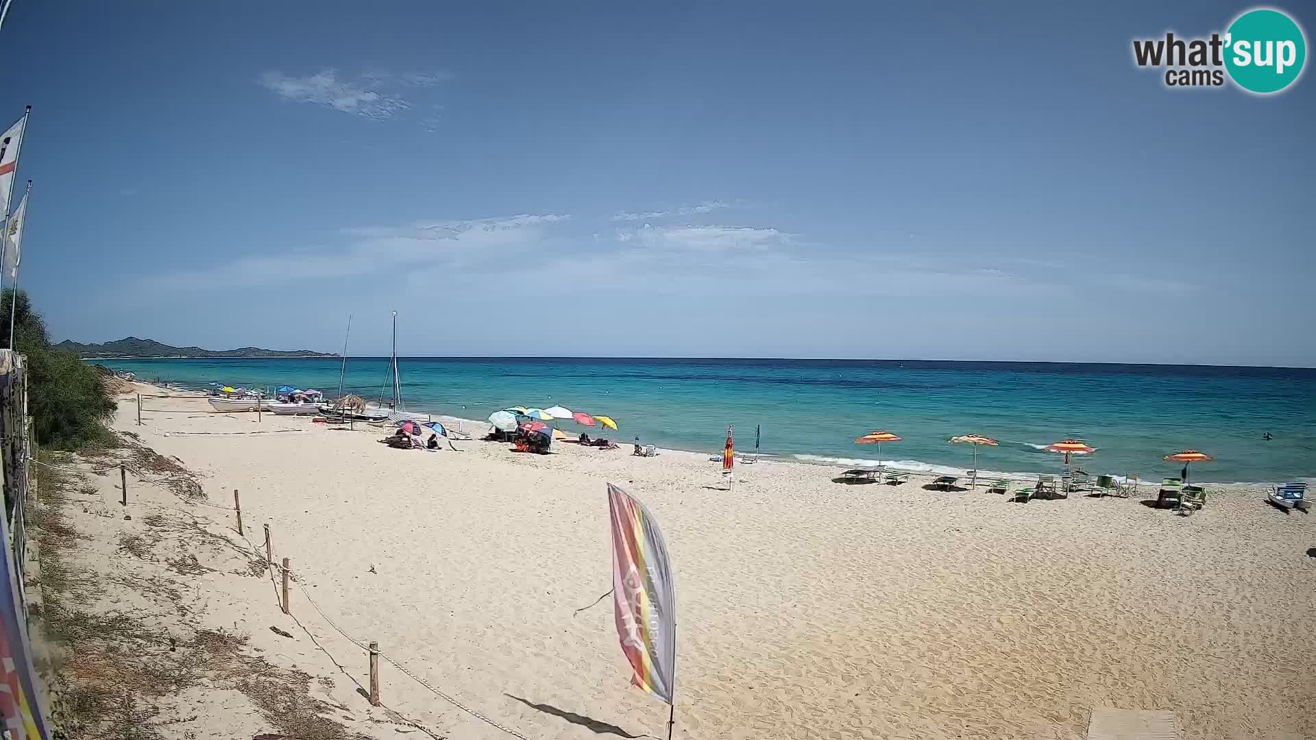 Web kamera Piscina Rei – Pogled uživo iz Costa Rei, Muravera