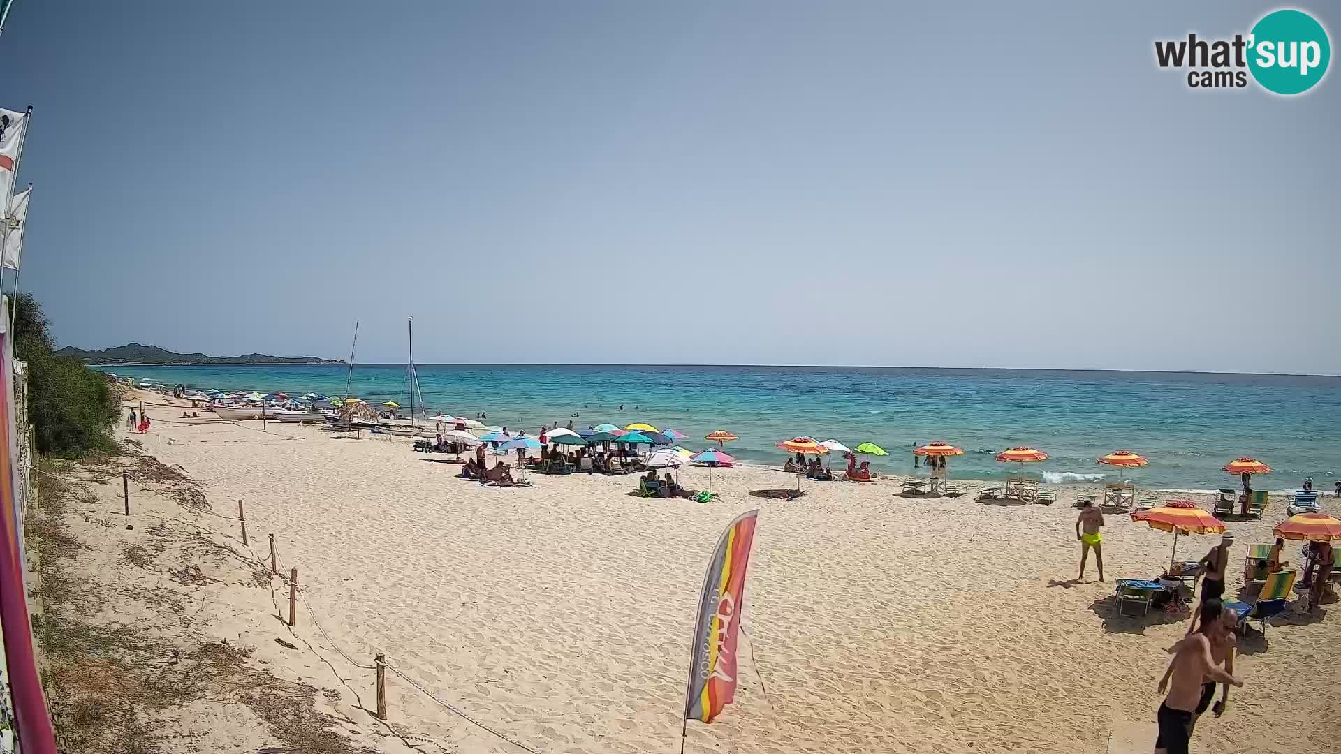 Webcam Piscina Rei – Vista live da Costa Rei, Muravera