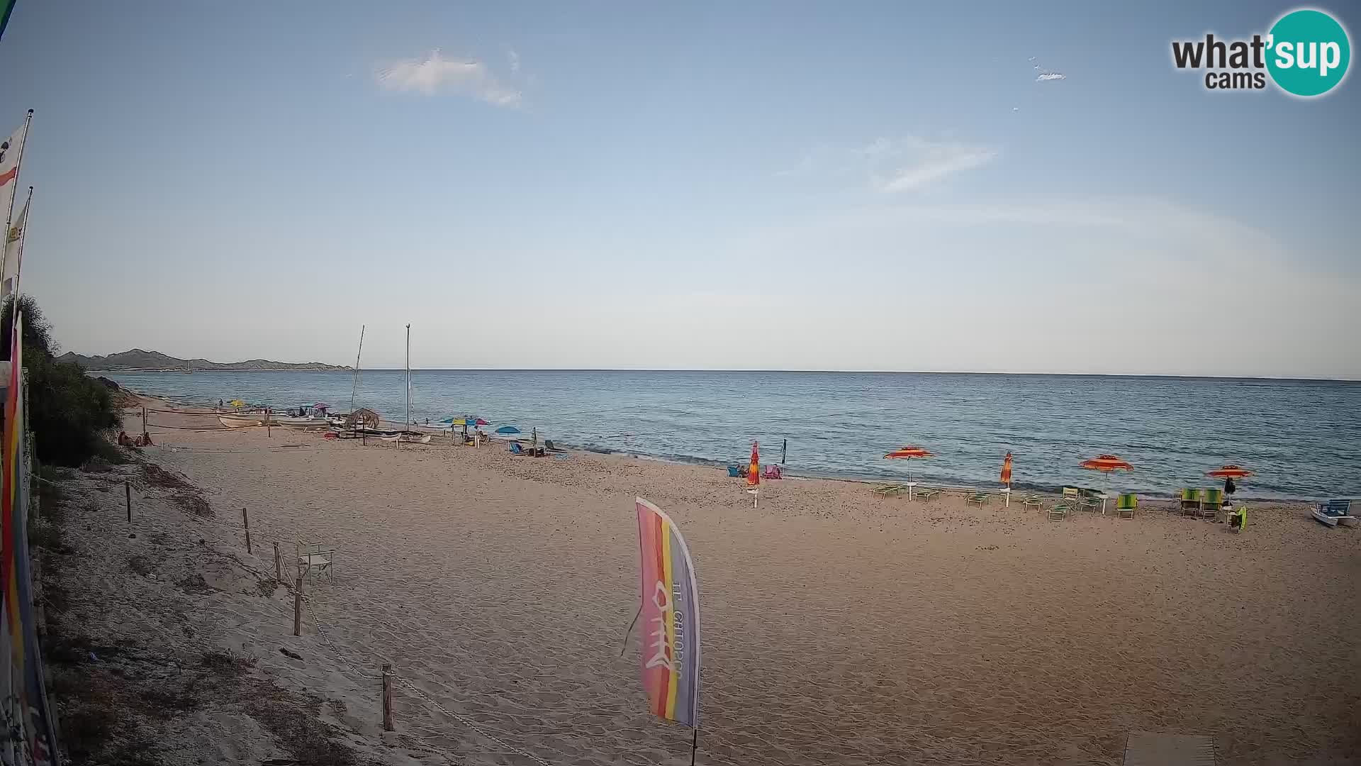 Webcam Piscina Rei – Vista live da Costa Rei, Muravera