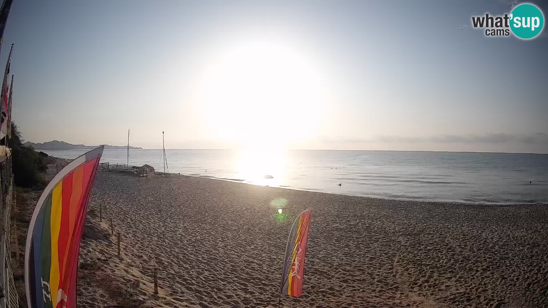 Webcam Piscina Rei – Vista live da Costa Rei, Muravera
