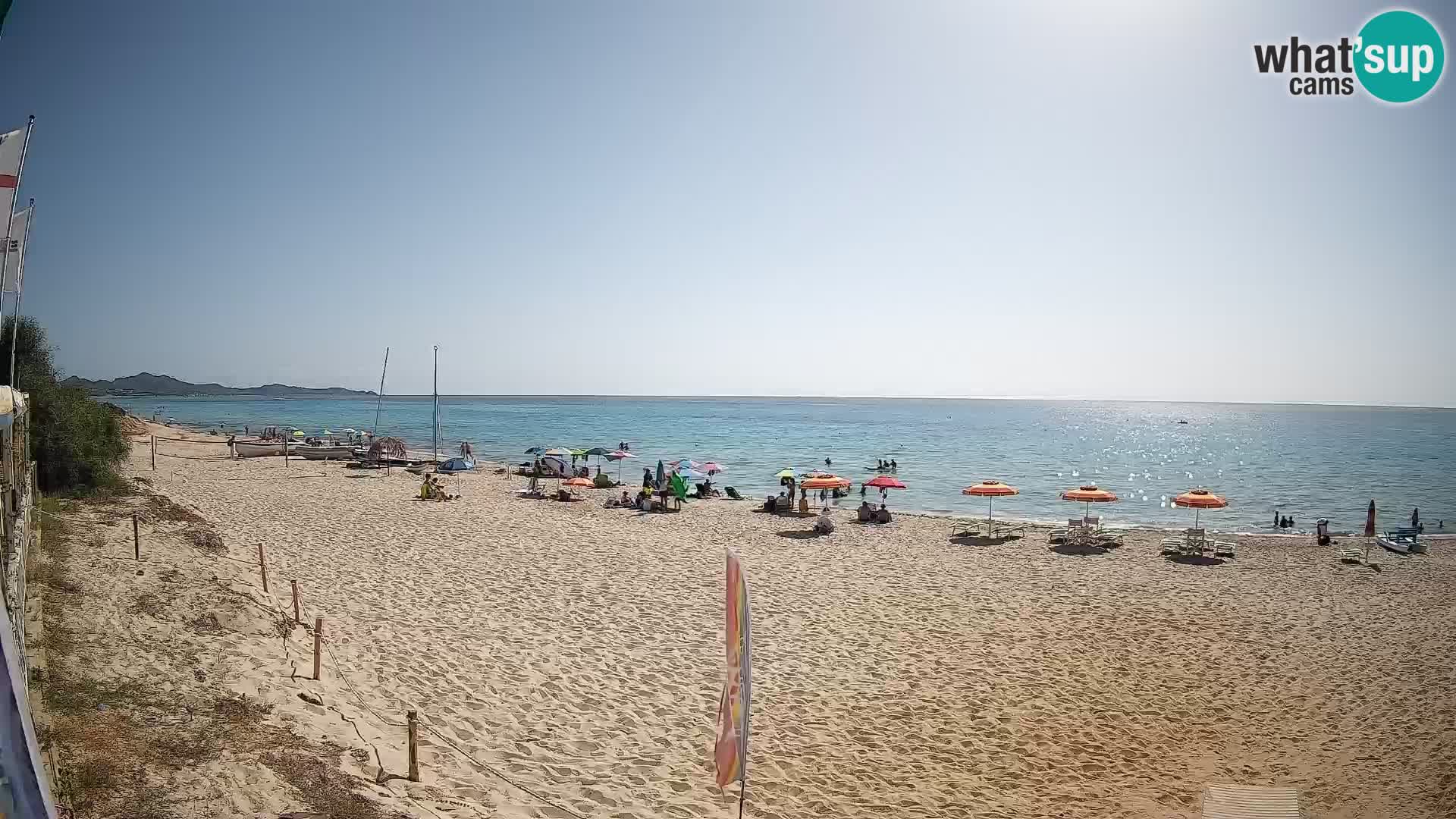Web kamera Piscina Rei – Pogled uživo iz Costa Rei, Muravera