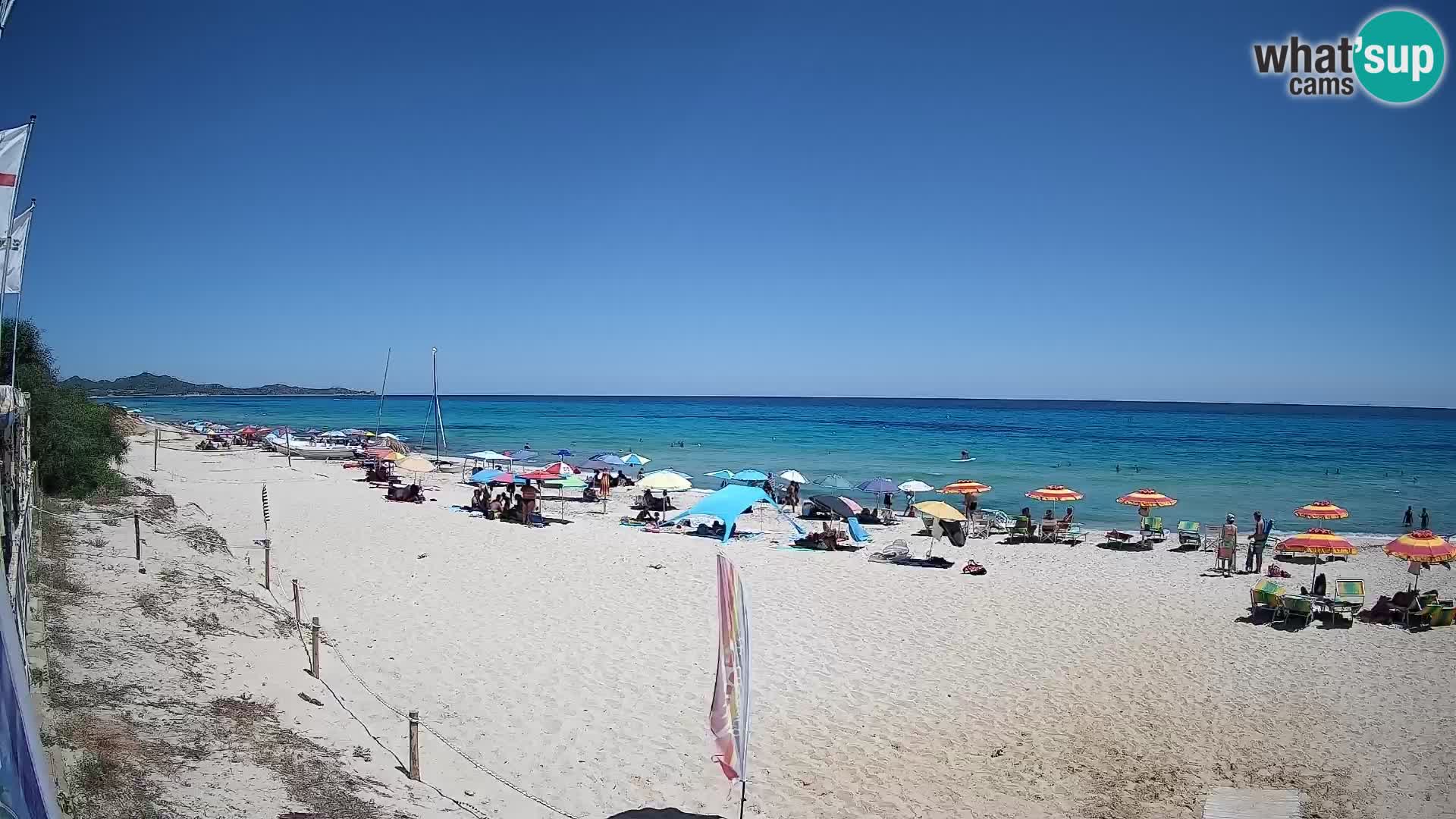 Web kamera Piscina Rei – Pogled uživo iz Costa Rei, Muravera