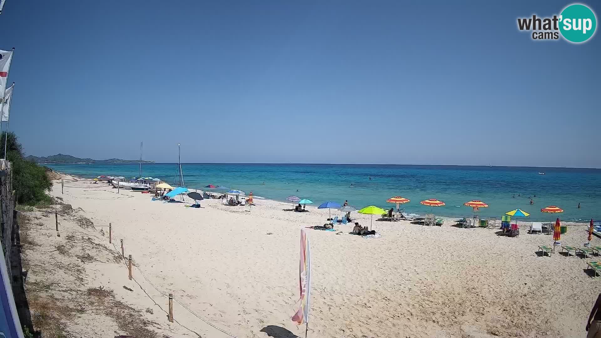 Webcam Piscina Rei – Vista live da Costa Rei, Muravera