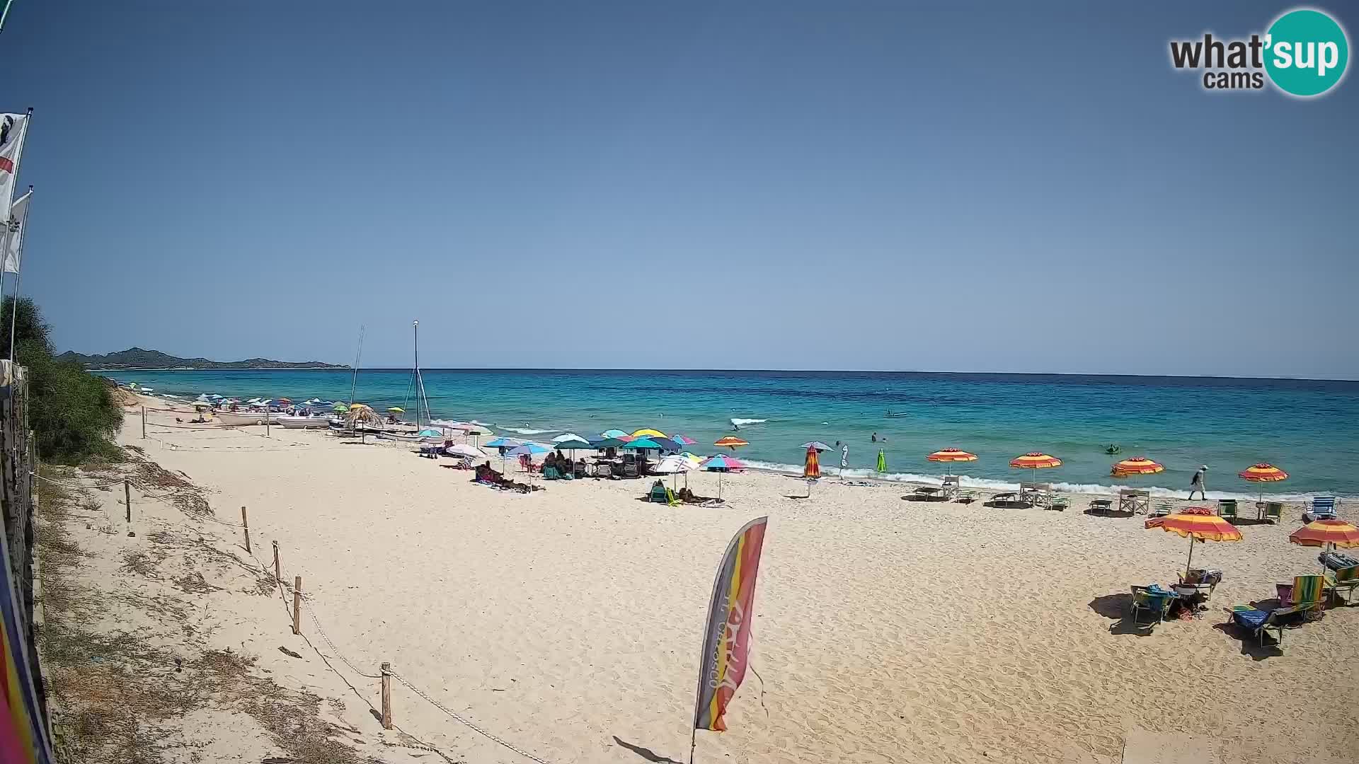 Webcam Piscina Rei – Vue en direct depuis Costa Rei, Muravera