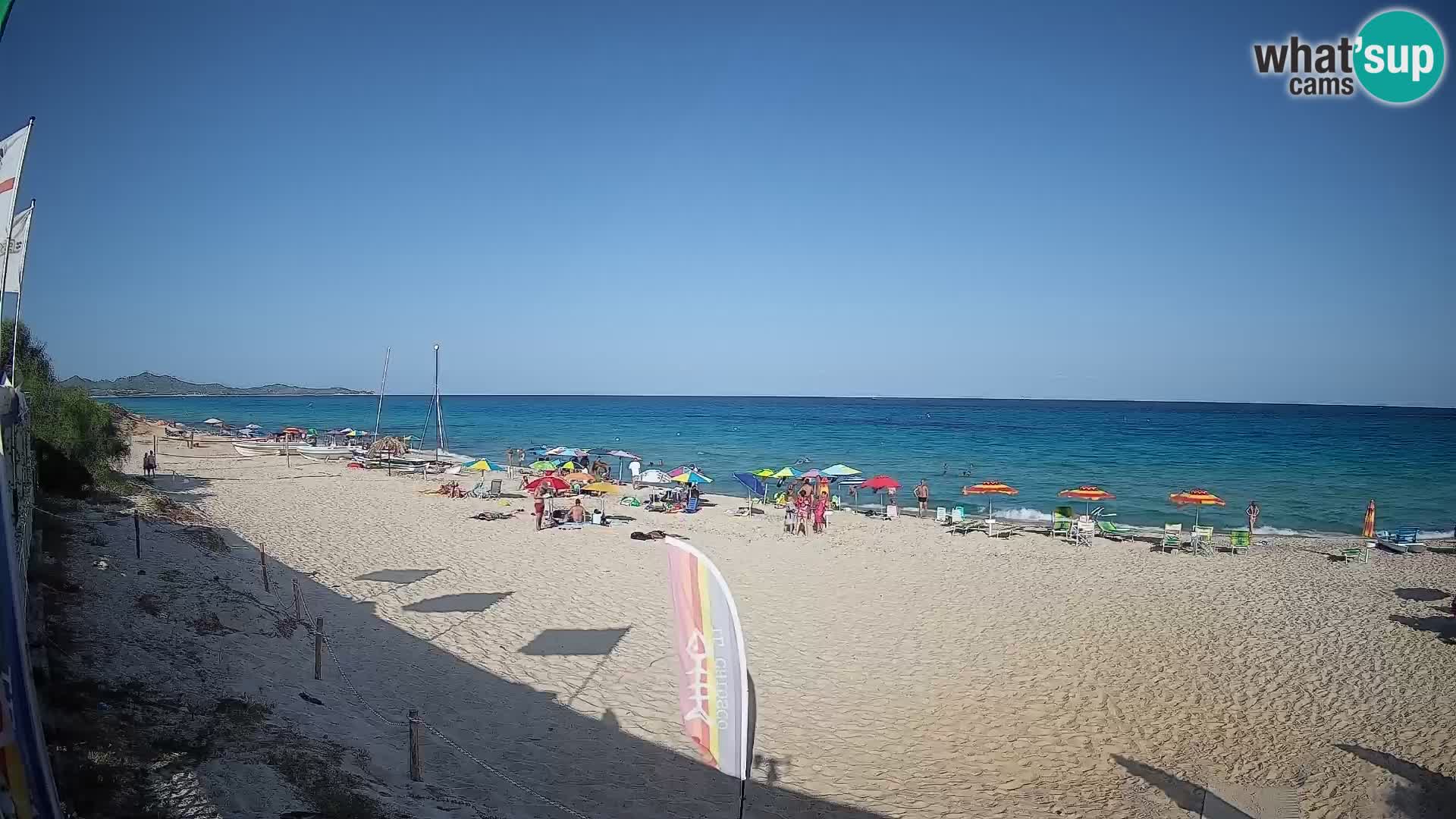 Webcam Piscina Rei – Vista live da Costa Rei, Muravera