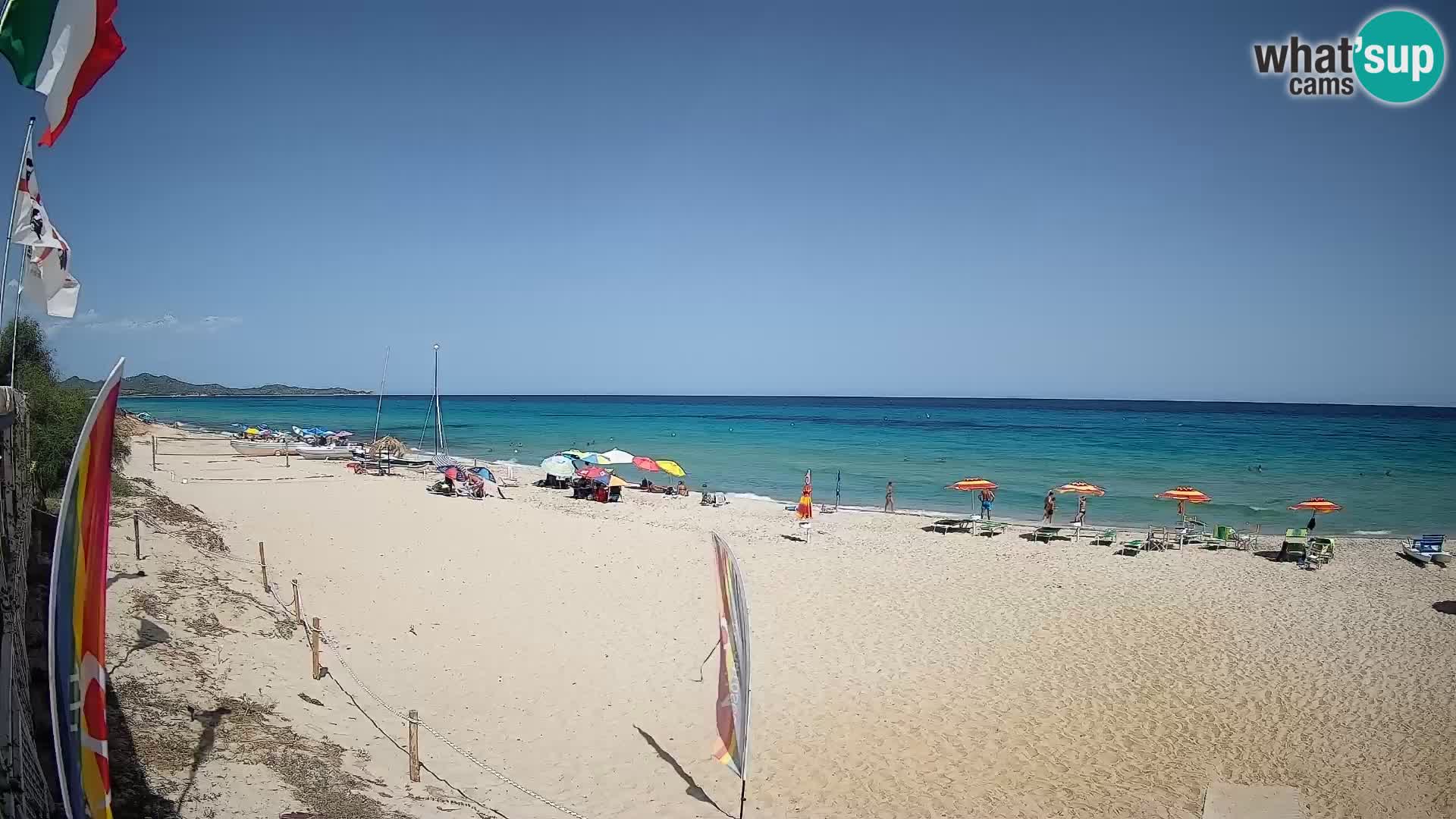Webcam Piscina Rei – Vista en directo desde Costa Rei, Muravera