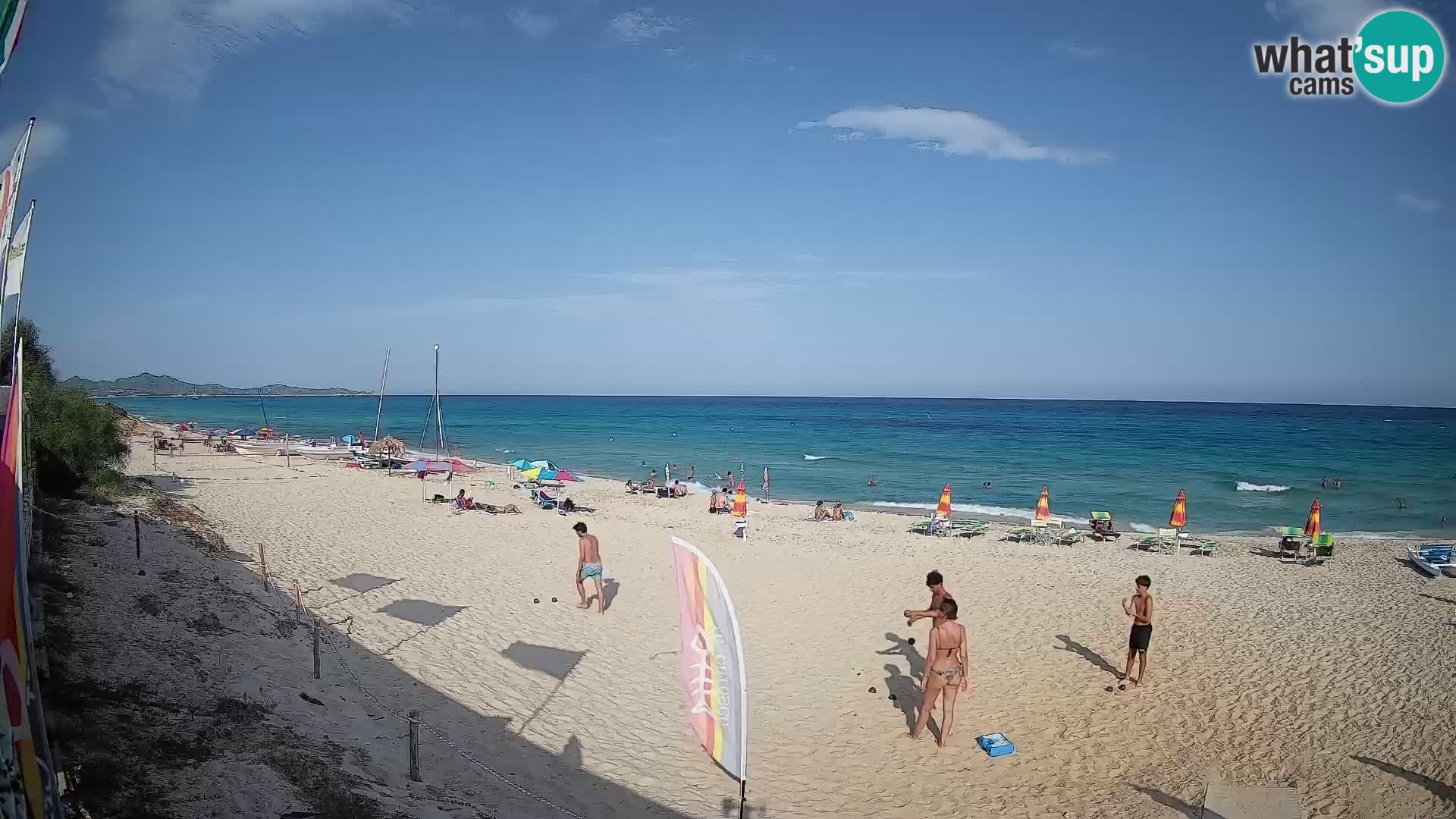 Web kamera Piscina Rei – Pogled uživo iz Costa Rei, Muravera