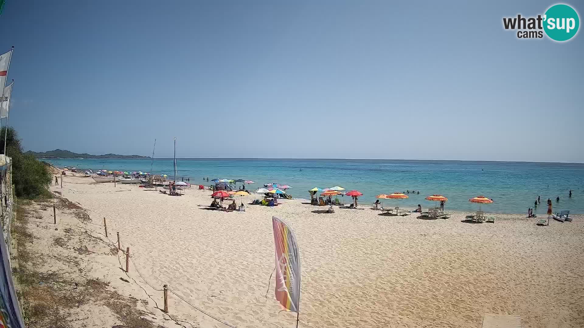 Webcam Piscina Rei – Vista live da Costa Rei, Muravera
