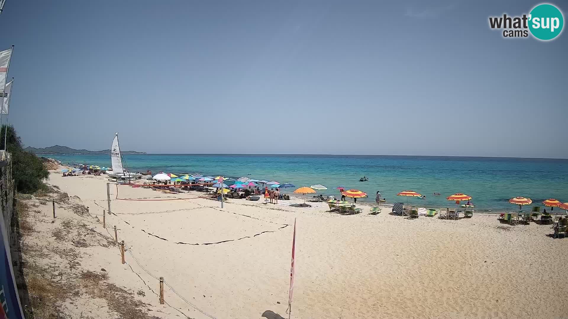 Webcam Piscina Rei – Vue en direct depuis Costa Rei, Muravera