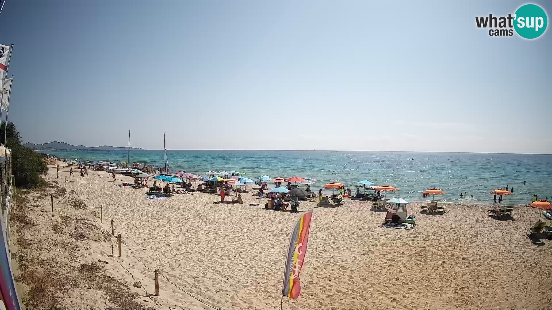 Webcam Piscina Rei – Vista live da Costa Rei, Muravera