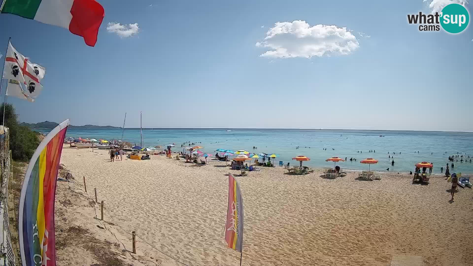 Webcam Piscina Rei – Vista live da Costa Rei, Muravera