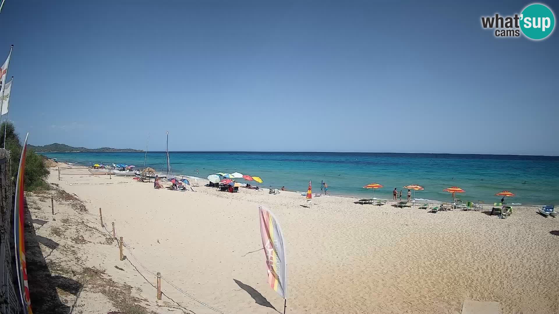 Spletna kamera Piscina Rei – Pogled v živo iz Costa Rei, Muravera
