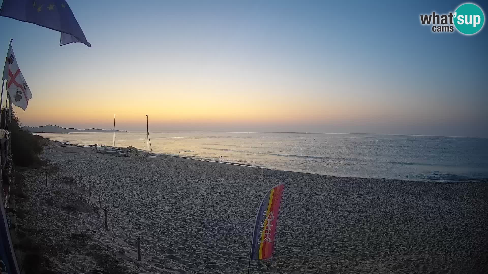 Webcam Piscina Rei – Vista live da Costa Rei, Muravera