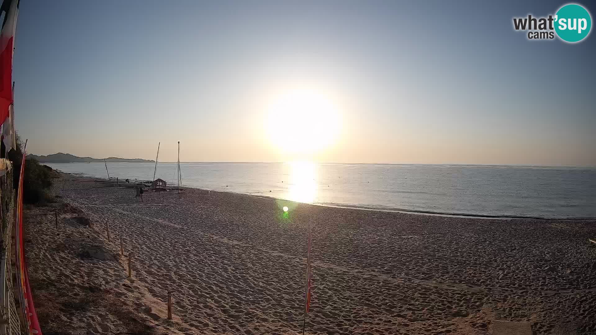 Webcam Piscina Rei – Vista live da Costa Rei, Muravera