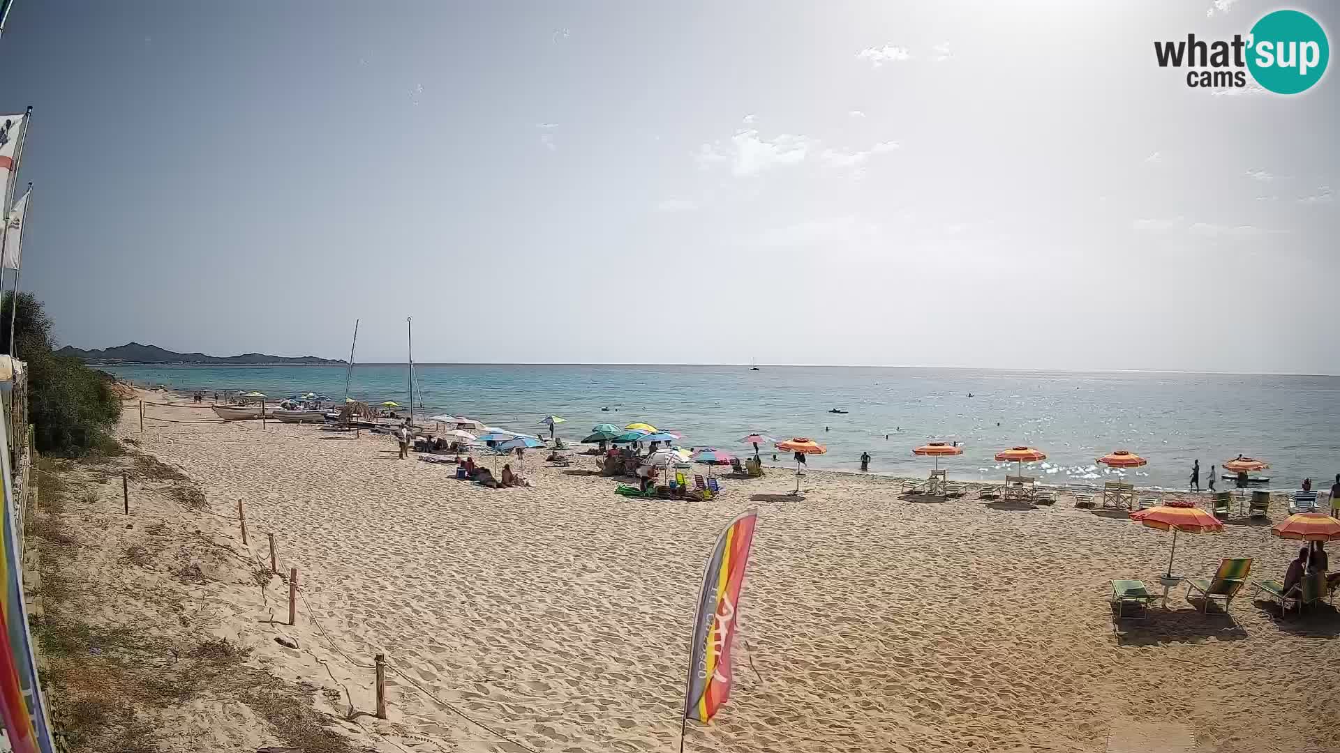 Webcam Piscina Rei – Vista live da Costa Rei, Muravera