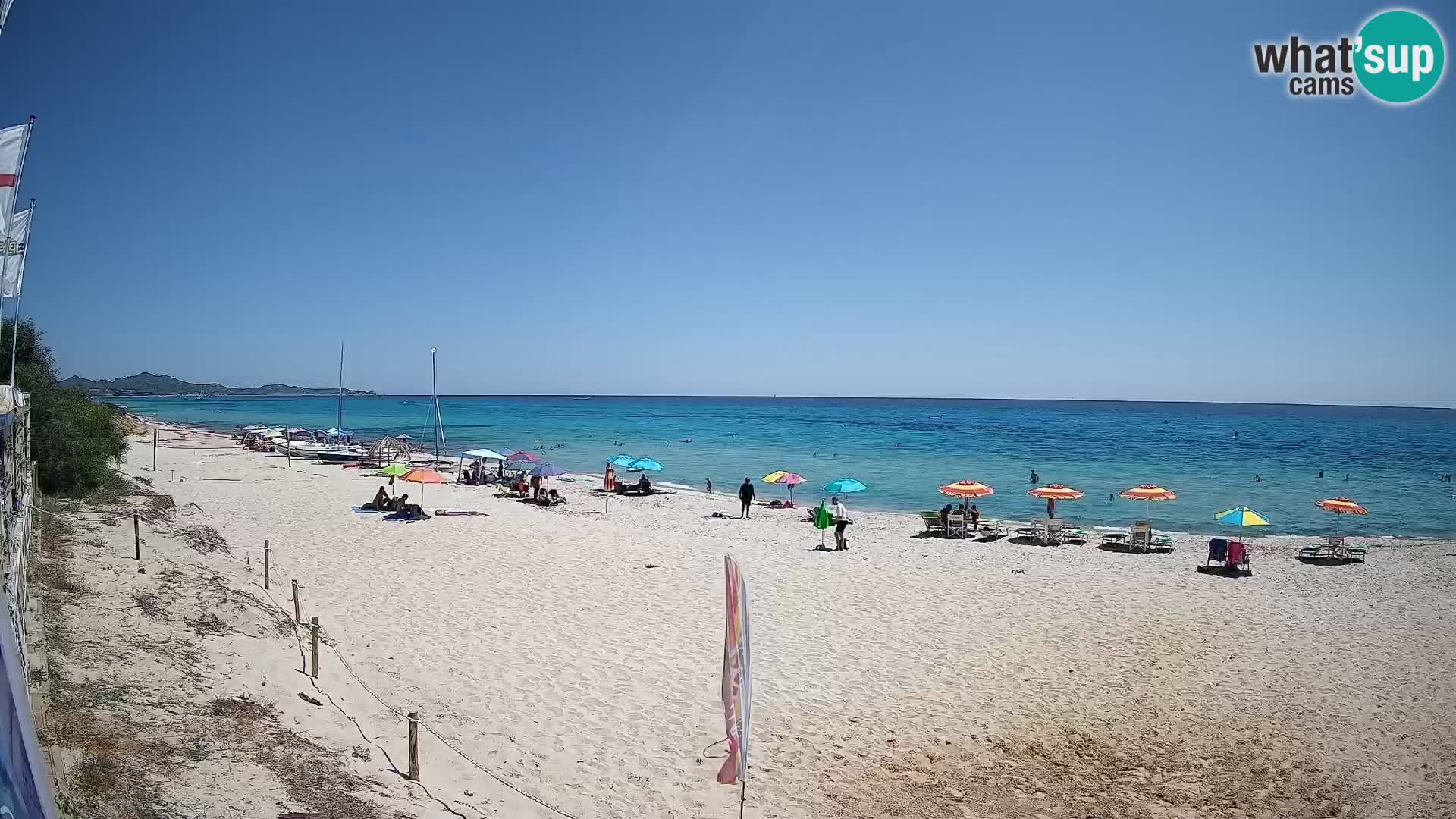 Webcam Piscina Rei – Vista live da Costa Rei, Muravera