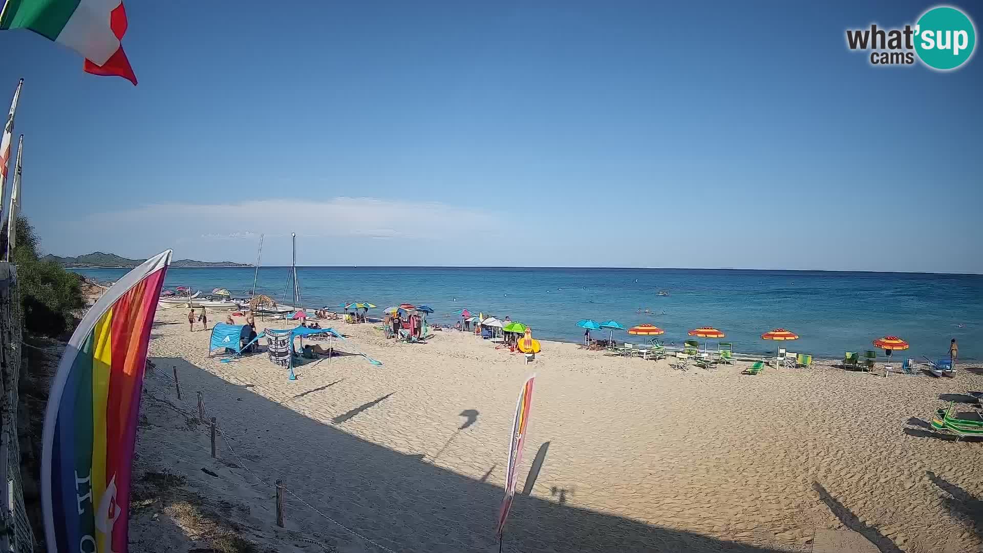 Webcam Piscina Rei – Vista live da Costa Rei, Muravera