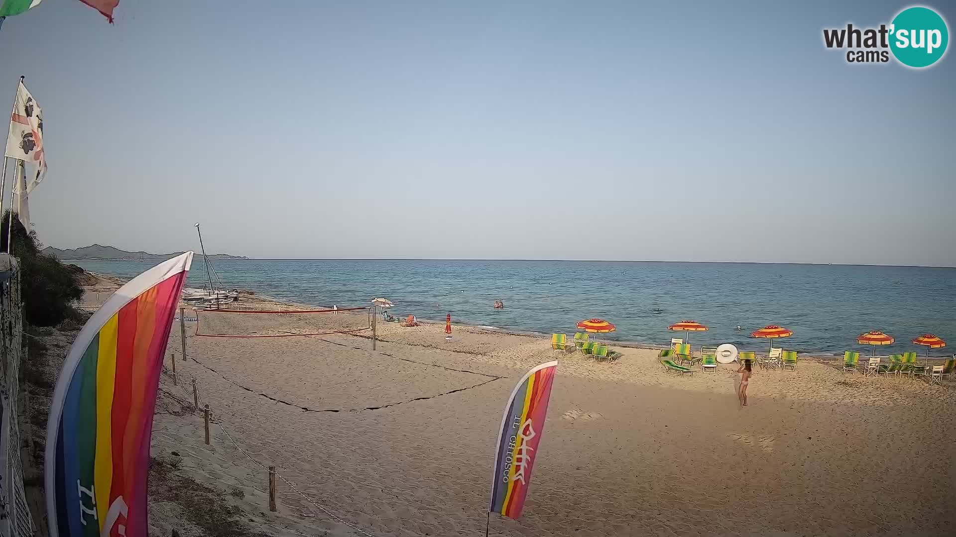 Webcam Piscina Rei – Vista live da Costa Rei, Muravera