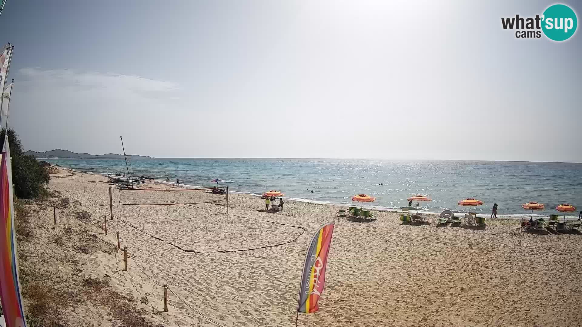 Webcam Piscina Rei – Vista live da Costa Rei, Muravera