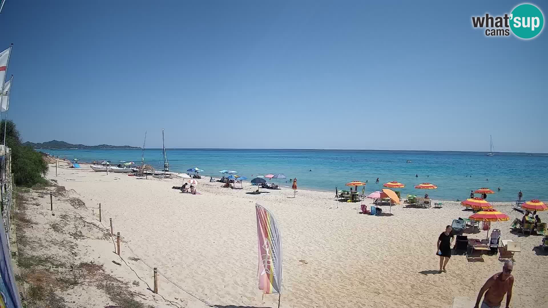 Spletna kamera Piscina Rei – Pogled v živo iz Costa Rei, Muravera