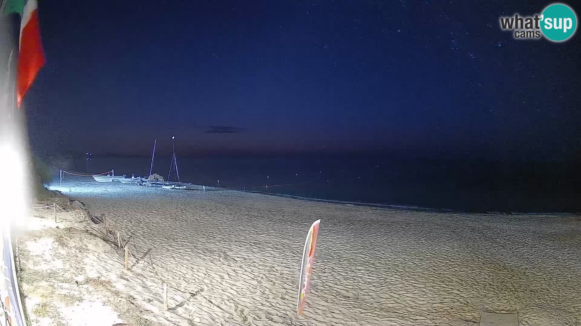 Webcam Piscina Rei – Vista live da Costa Rei, Muravera