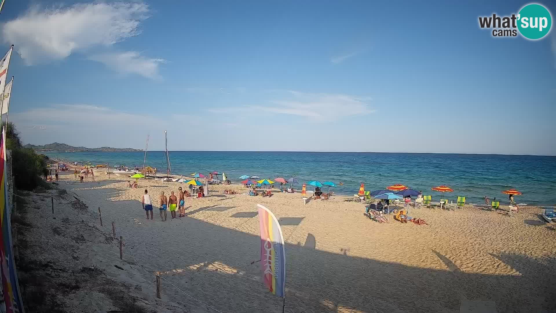 Webcam Piscina Rei – Vista en directo desde Costa Rei, Muravera