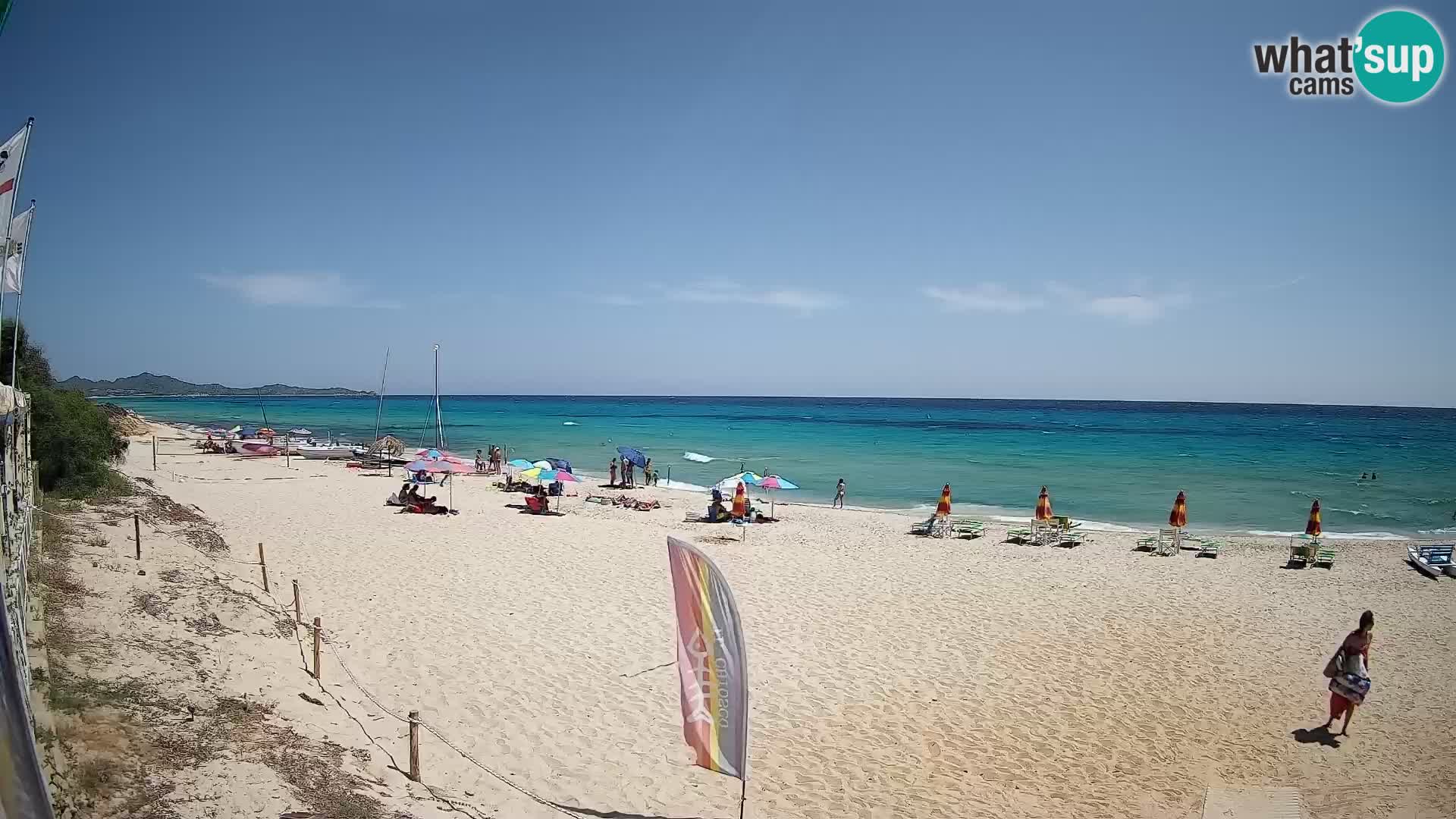 Webcam Piscina Rei – Vista live da Costa Rei, Muravera