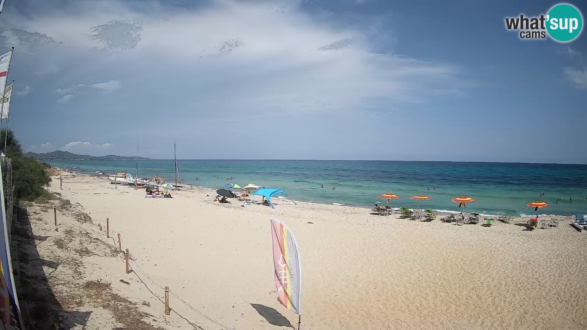 Webcam Piscina Rei – Vue en direct depuis Costa Rei, Muravera
