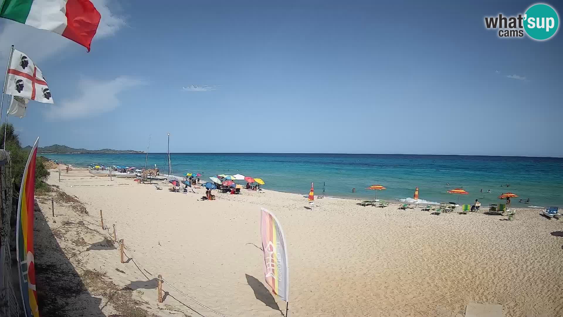 Web kamera Piscina Rei – Pogled uživo iz Costa Rei, Muravera