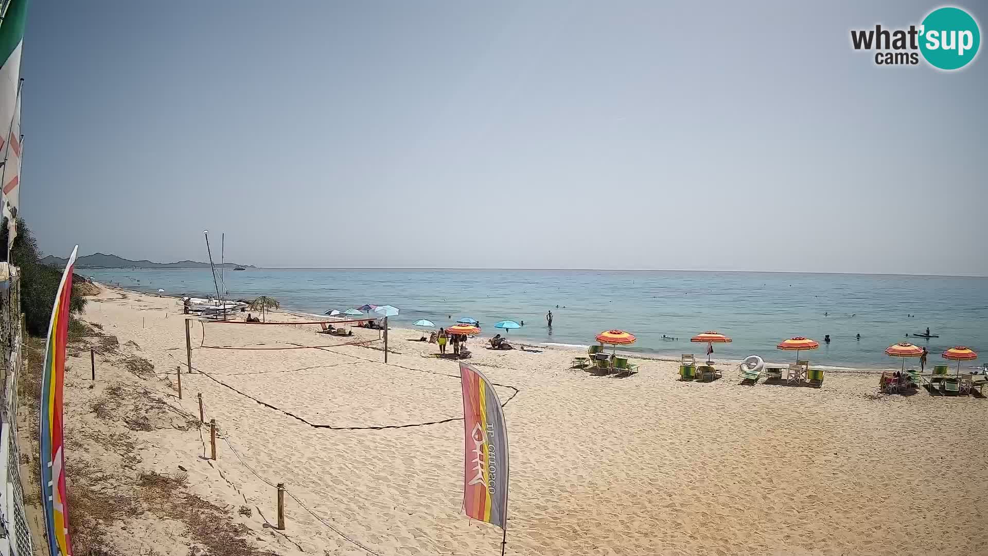Webcam Piscina Rei – Vista live da Costa Rei, Muravera