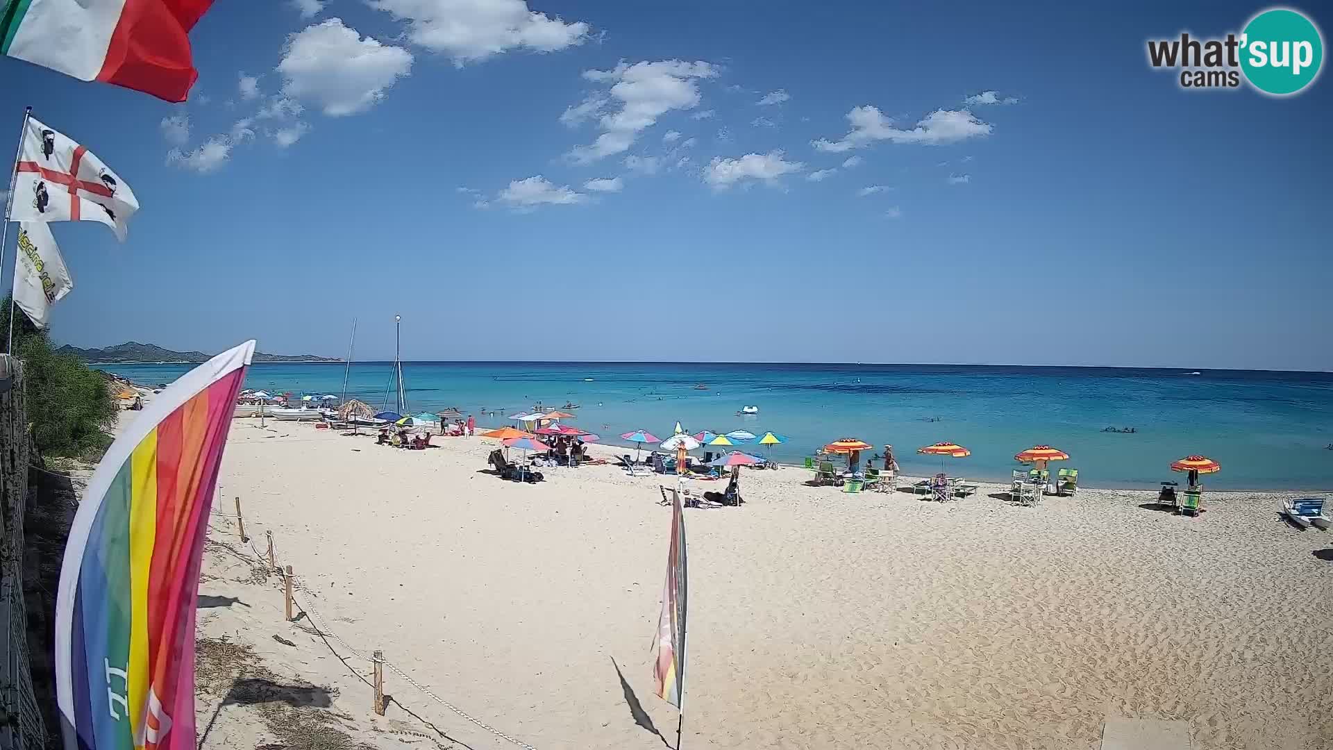 Webcam Piscina Rei – Vista live da Costa Rei, Muravera