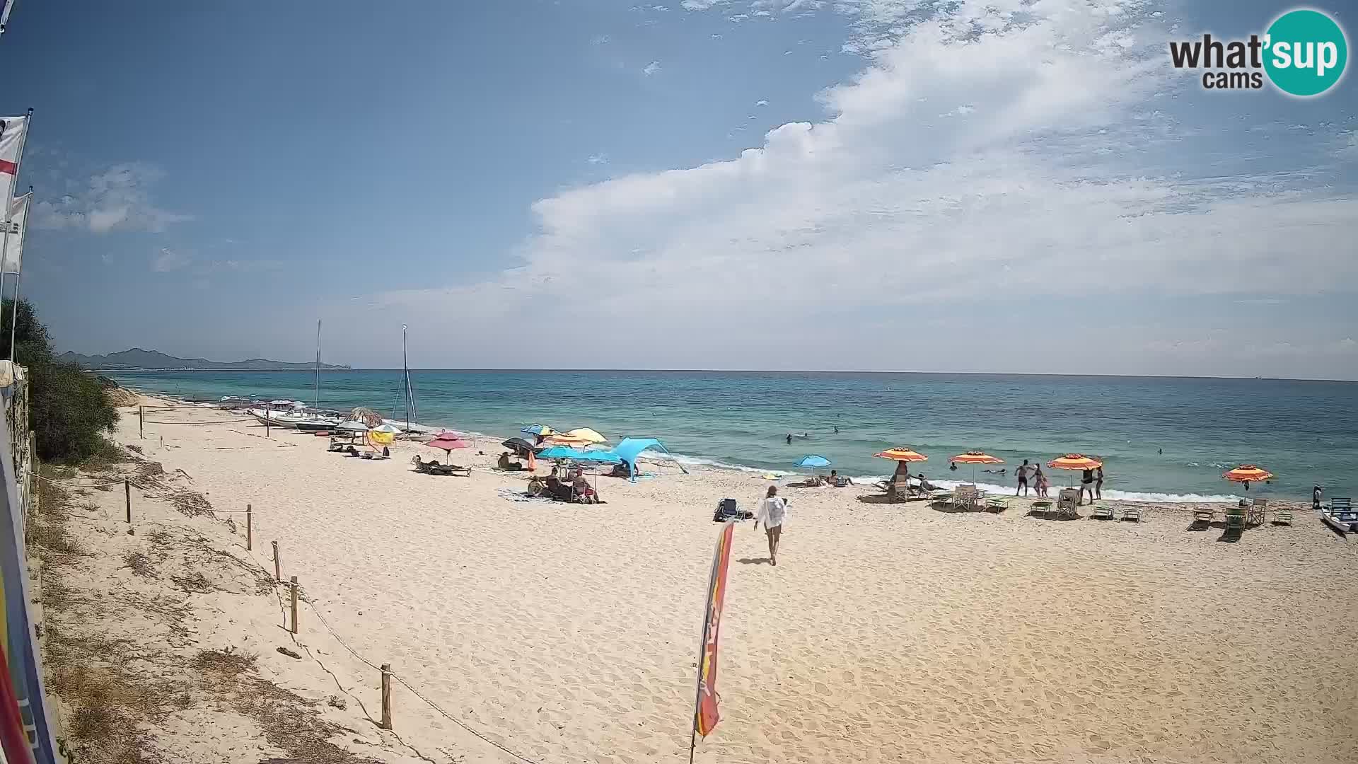 Webcam Piscina Rei – Vista live da Costa Rei, Muravera